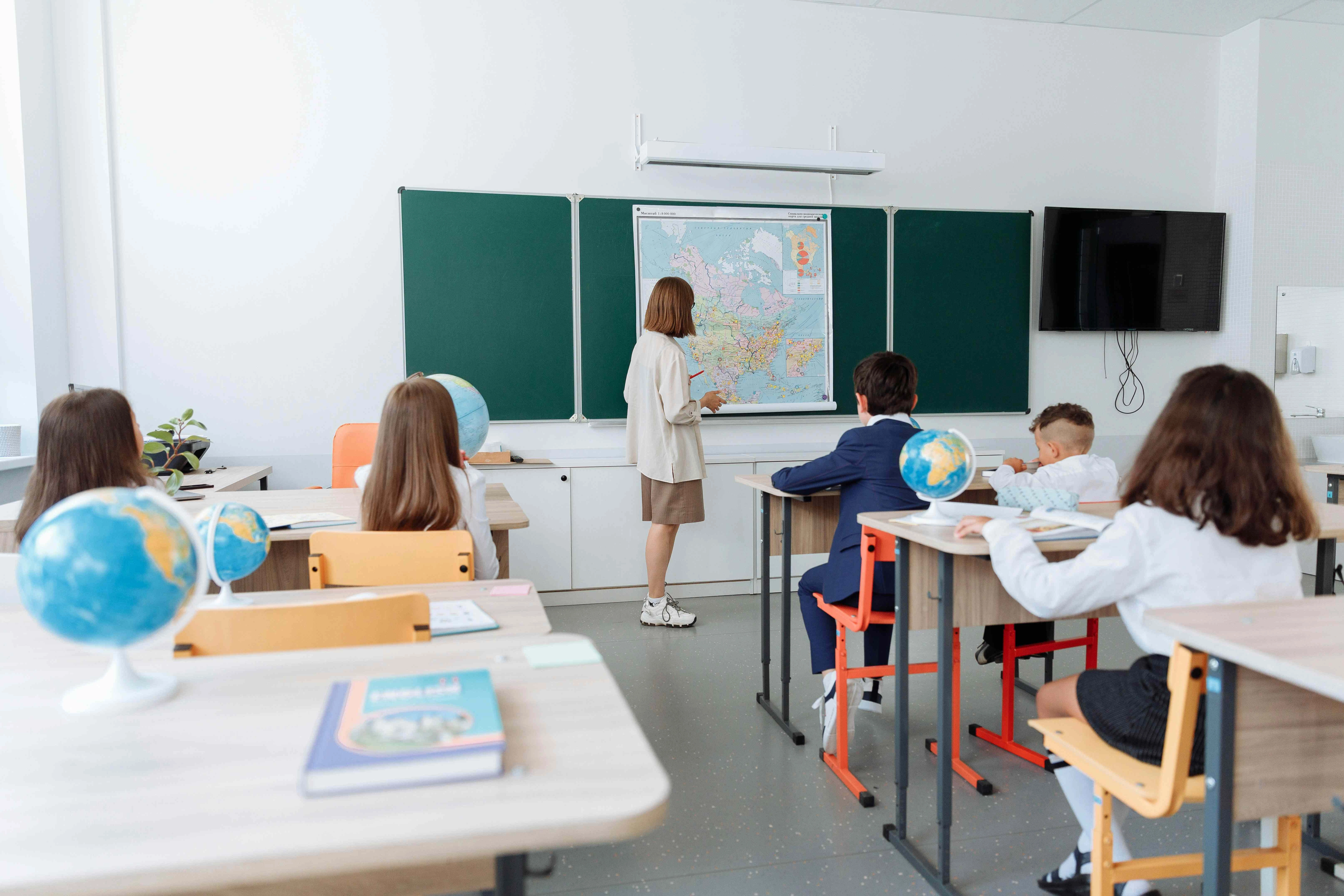 Geography Classroom Learning Session Geography Classroom Learning Session