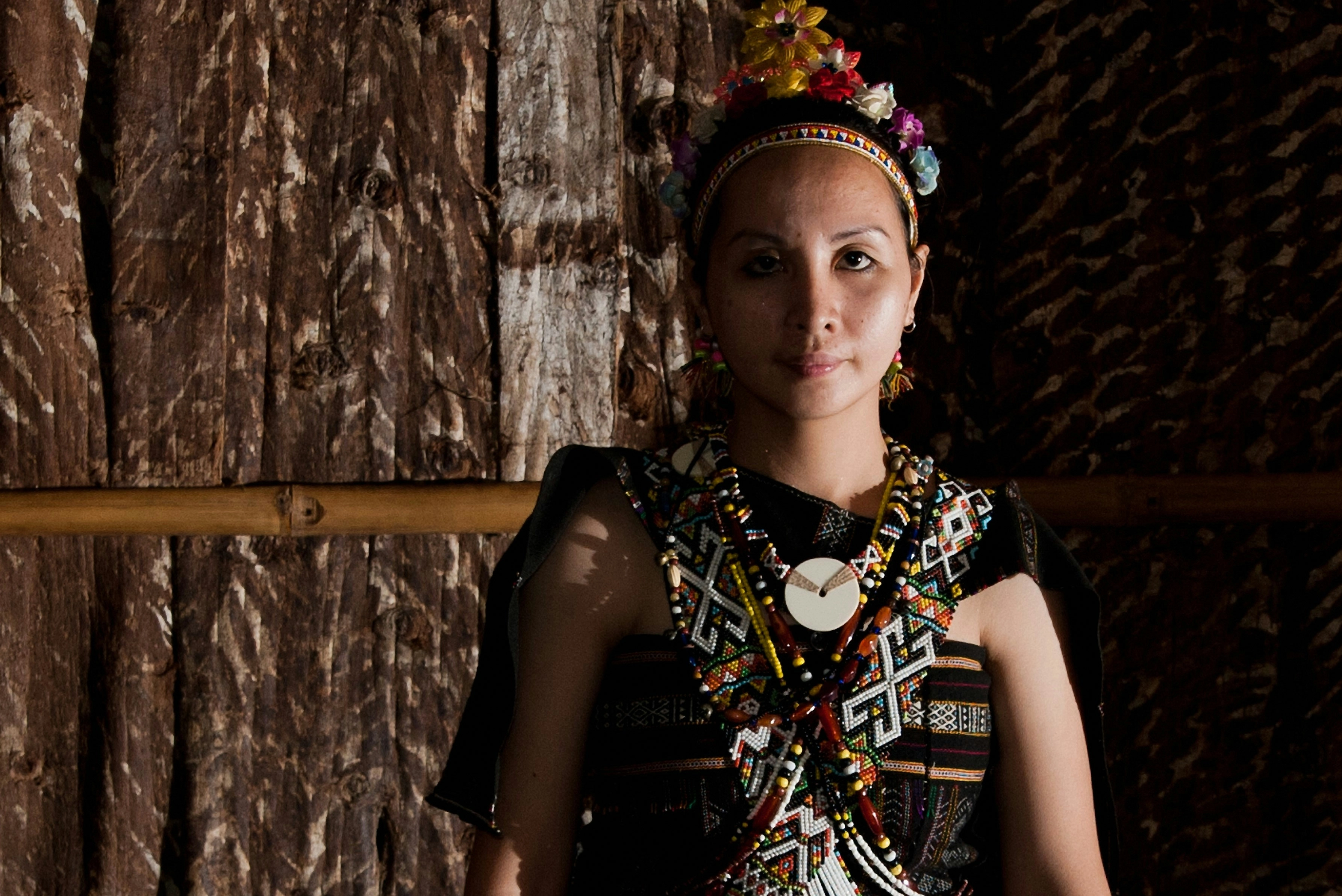 Indigenous Woman in Traditional Attire Indigenous Woman in Traditional Attire