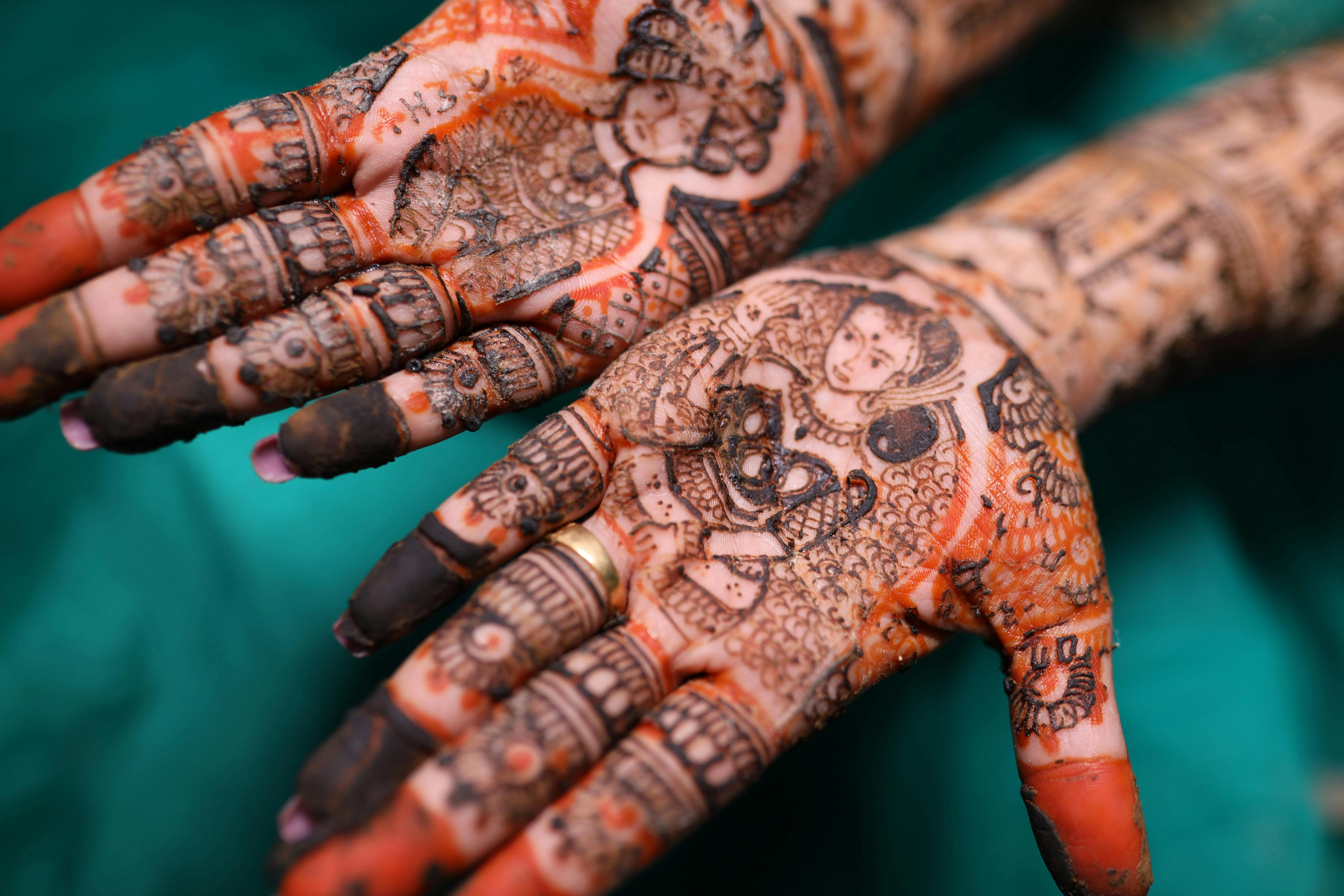 Intricate Henna Hand Art