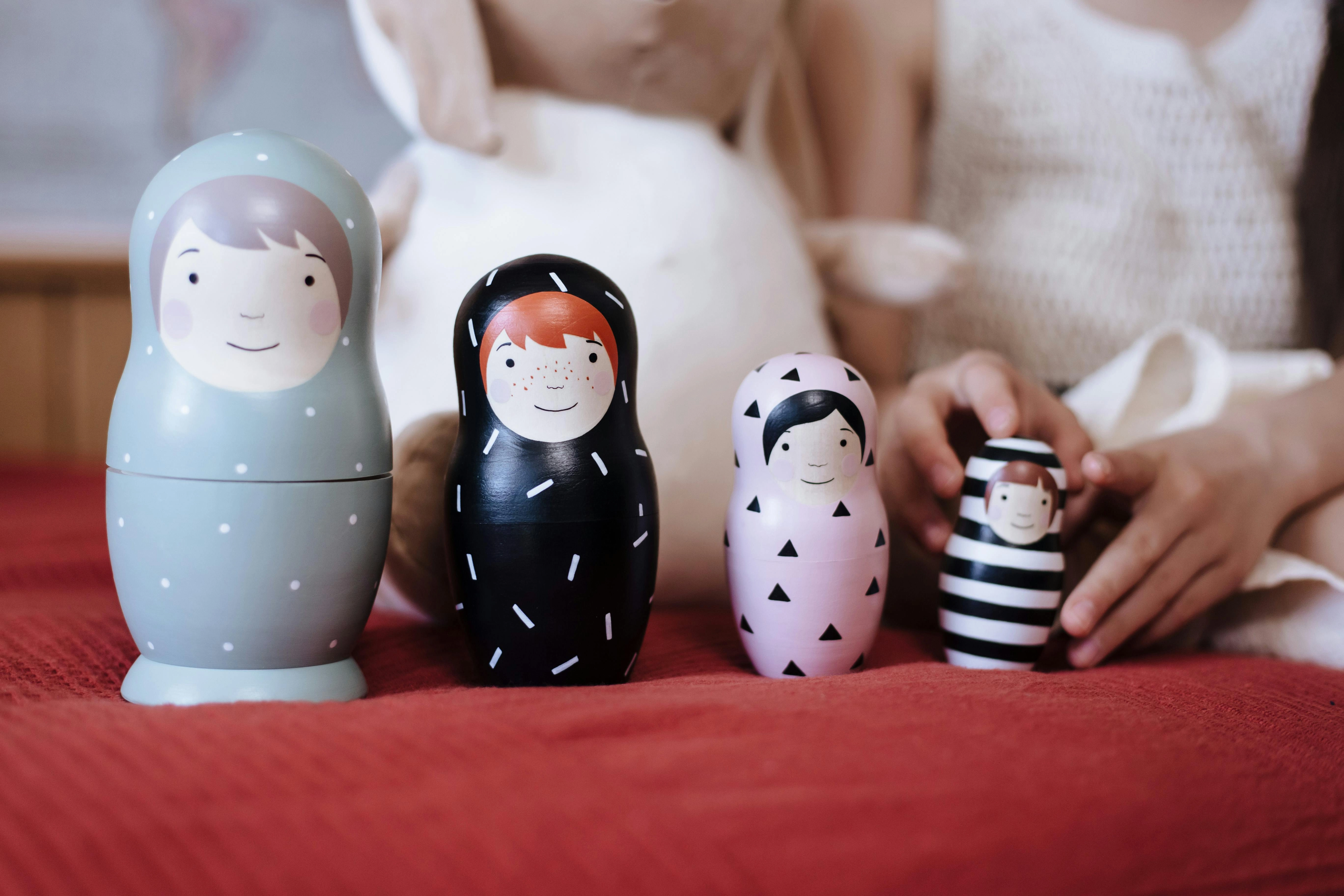 Whimsical Nesting Doll Collection Whimsical Nesting Doll Collection