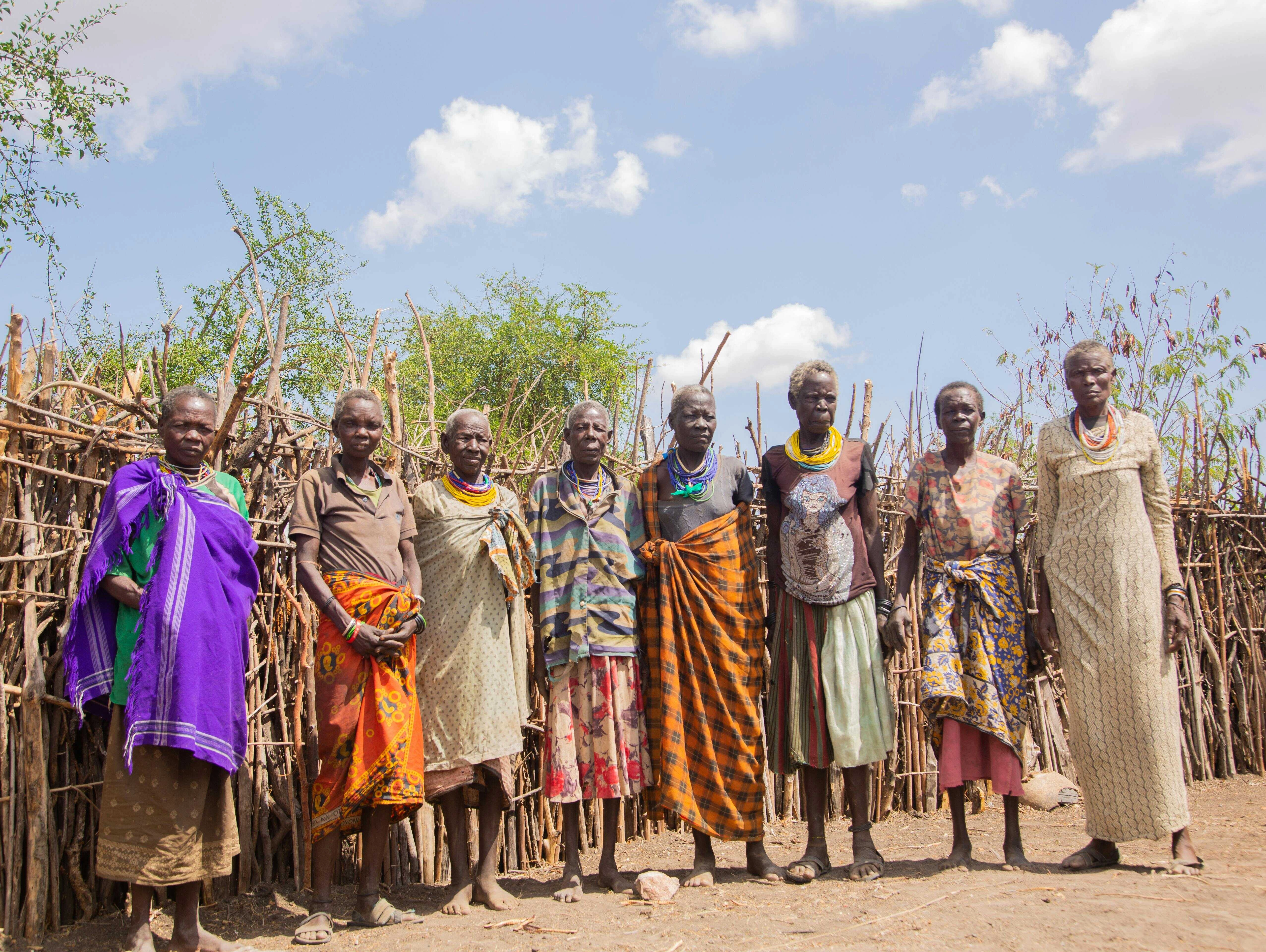 African Elders in Traditional Attire African Elders in Traditional Attire