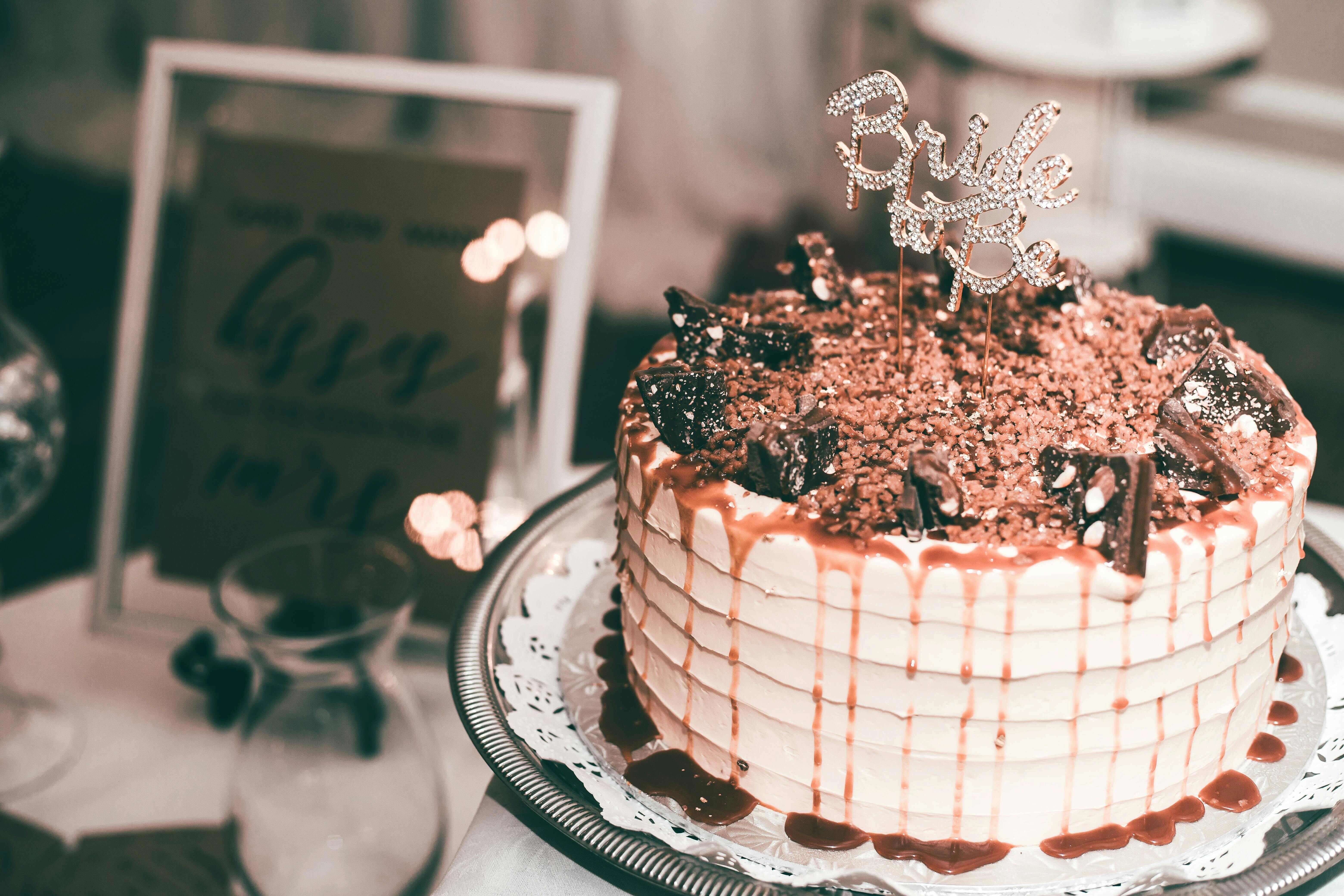 Elegant Bridal Shower Cake