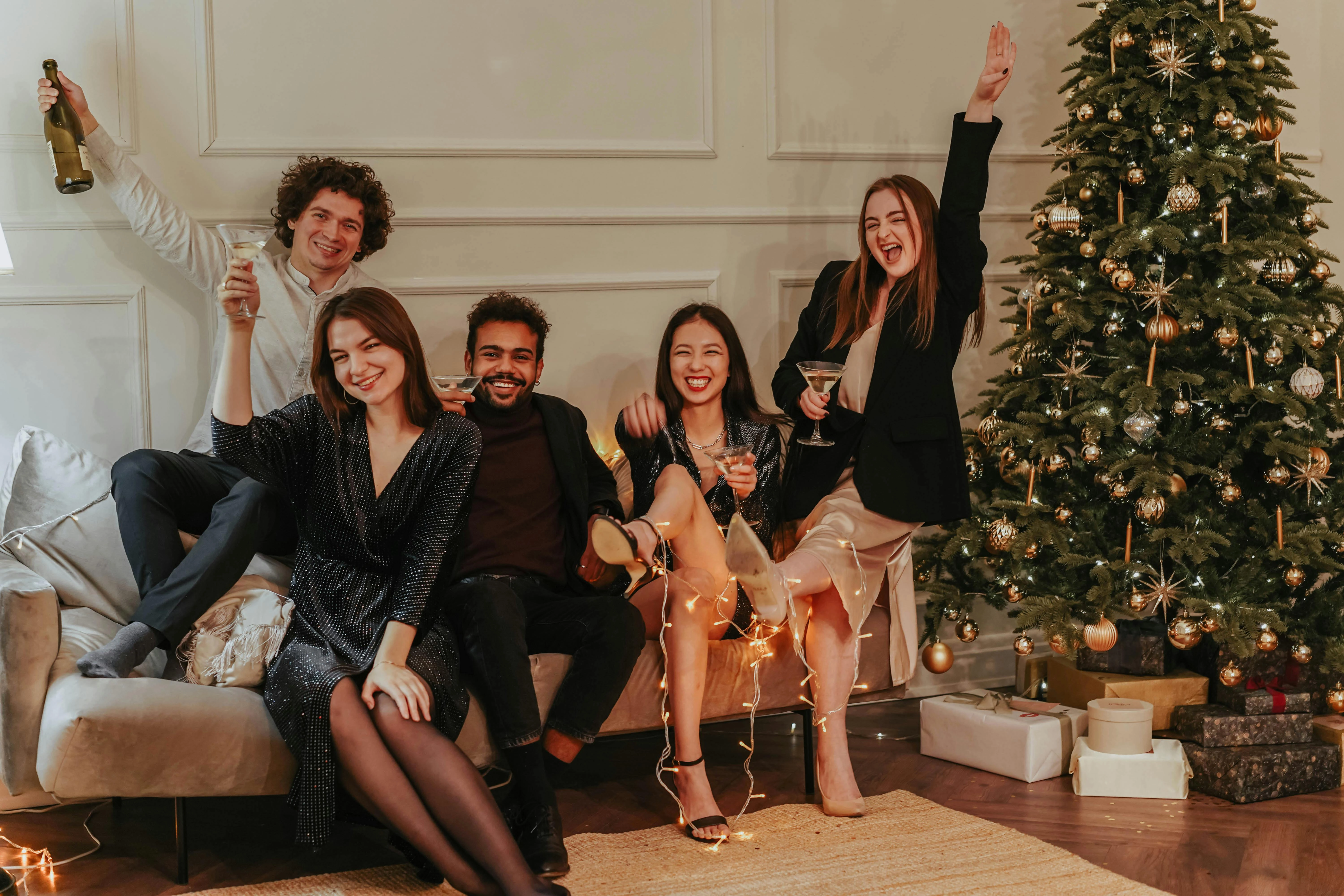 Festive Christmas Party Celebration