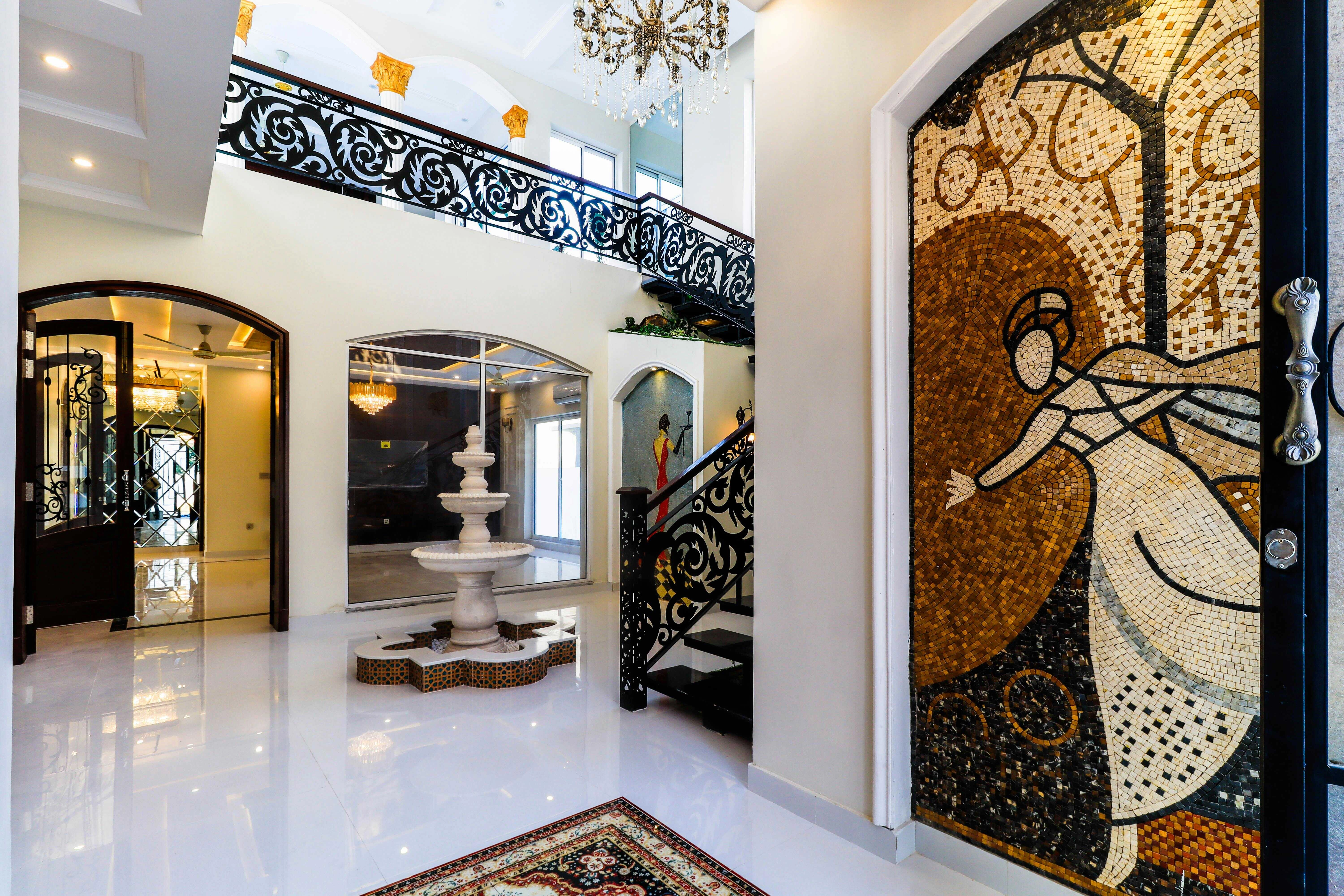 Luxurious Eclectic Mansion Entrance Luxurious Eclectic Mansion Entrance
