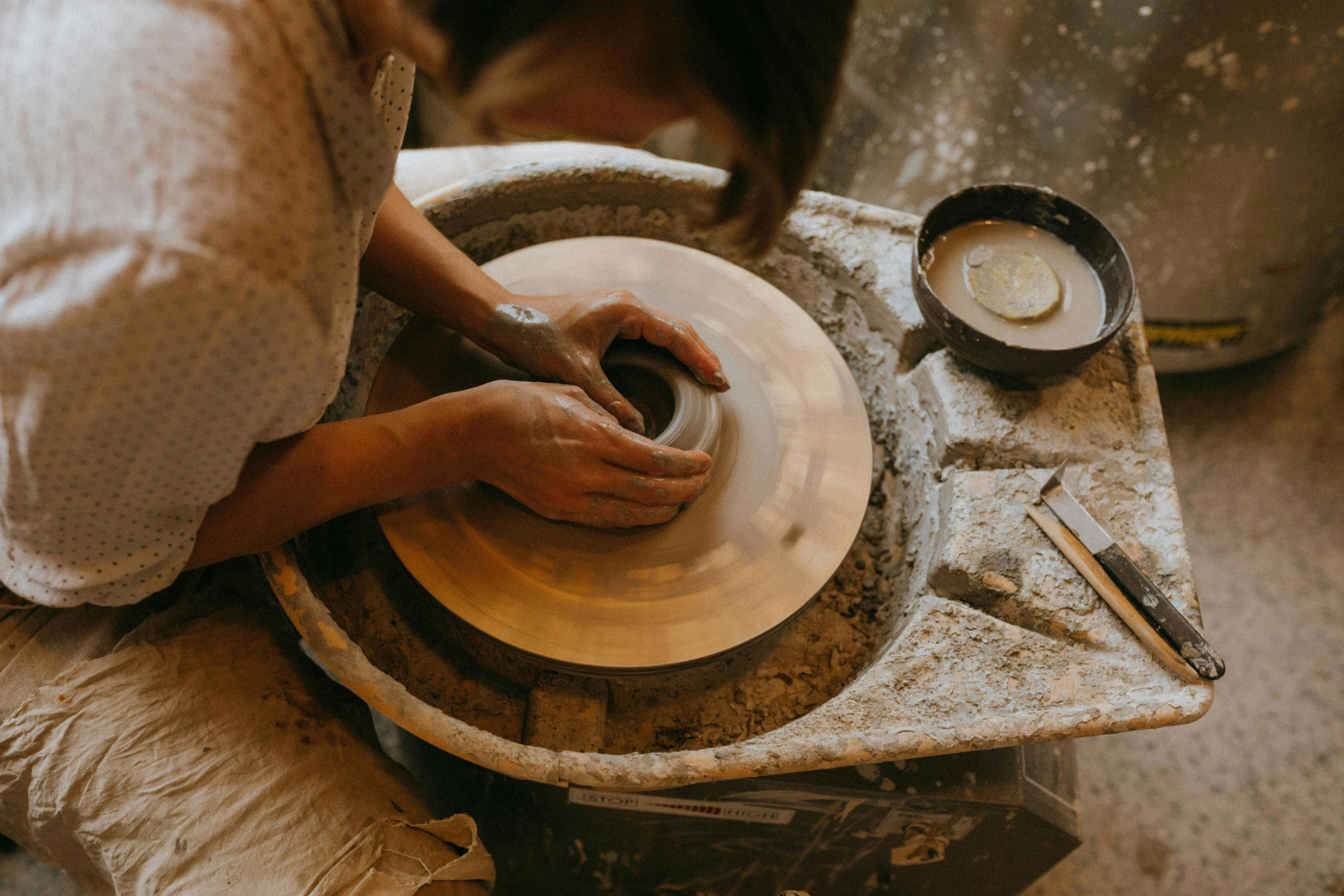 Pottery Wheel in Action