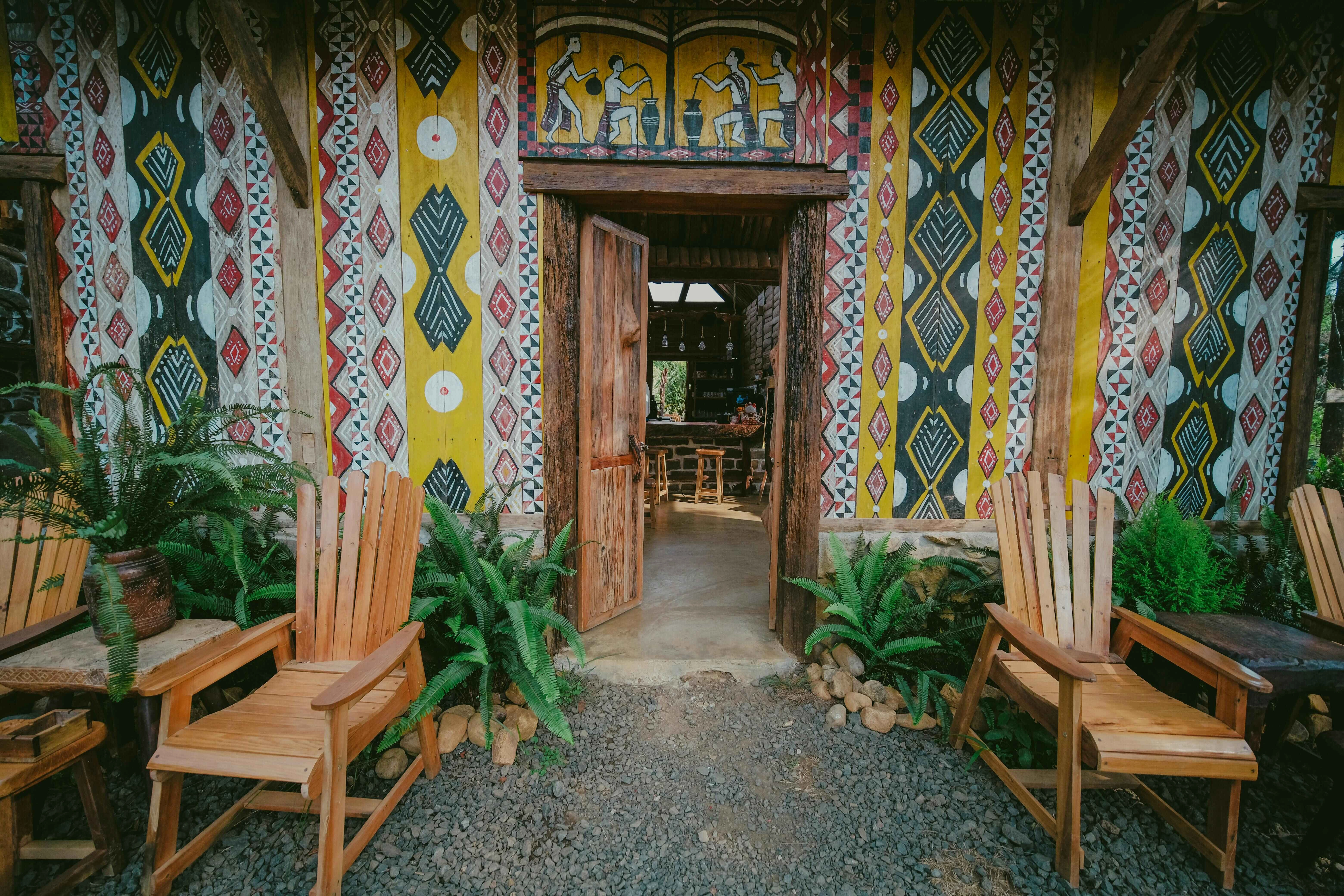 Vibrant Tribal Entrance Oasis Vibrant Tribal Entrance Oasis