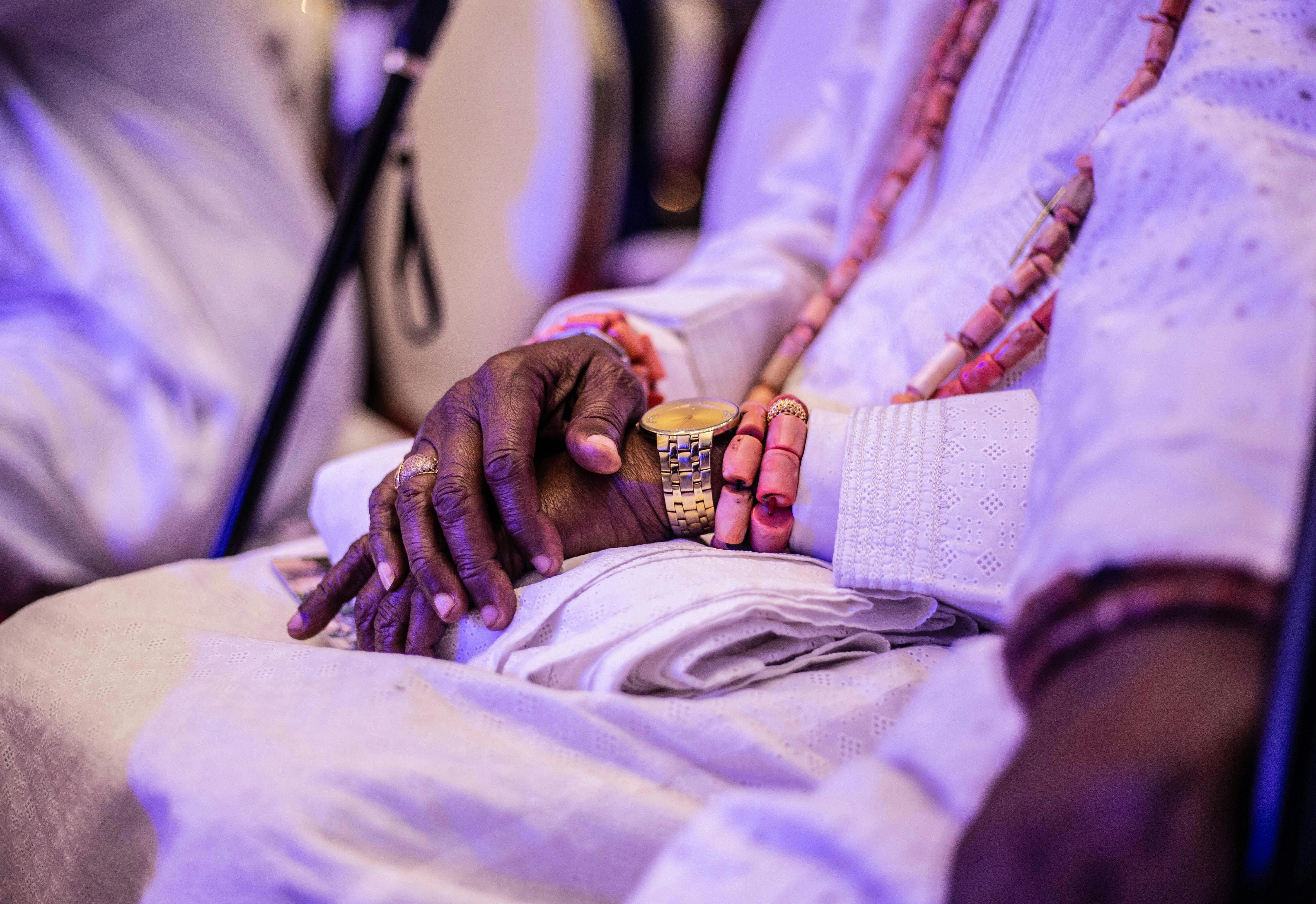 Cultural elegance in purple