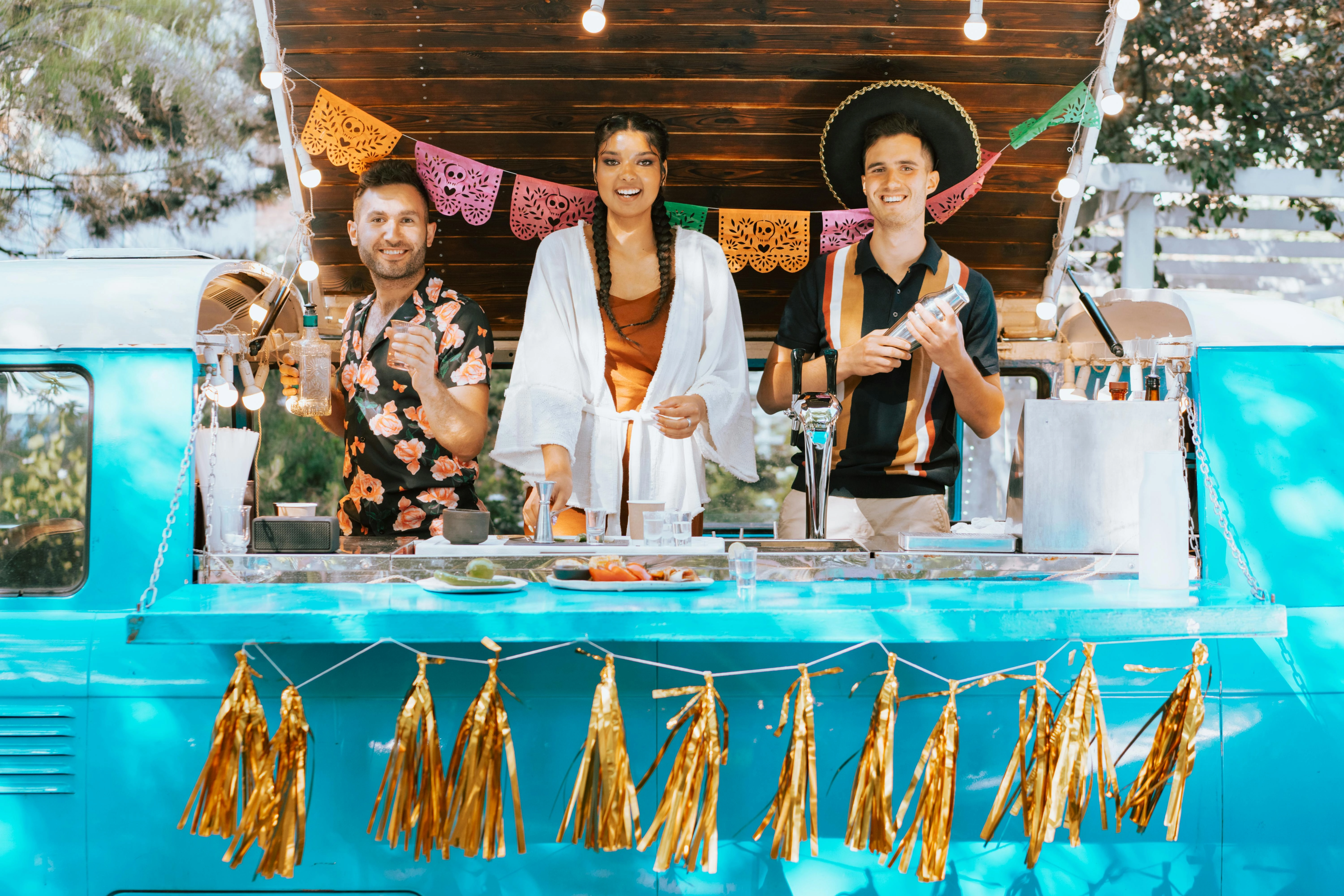 Festive Mexican Food Truck