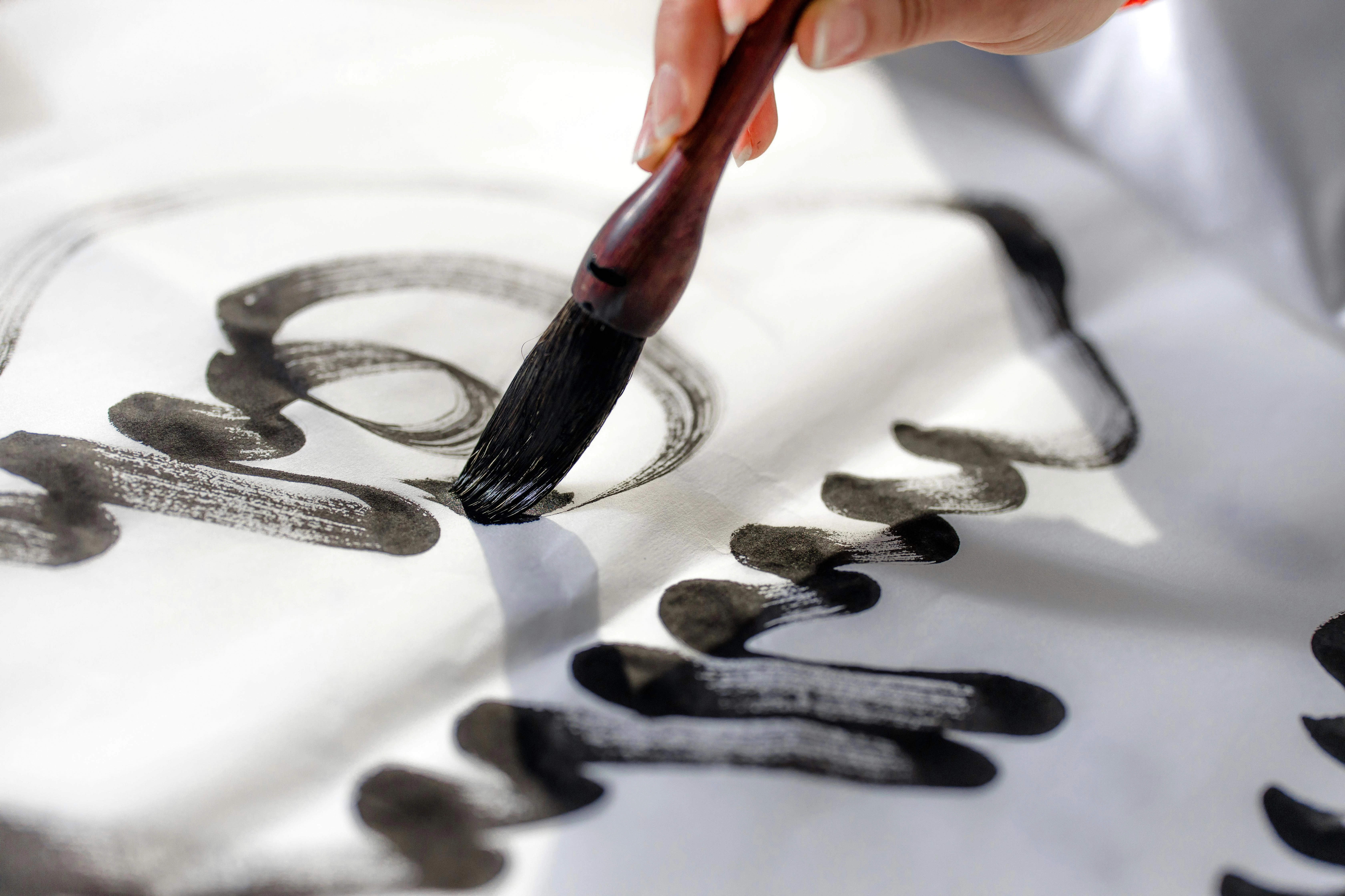 Japanese Calligraphy Brush Stroke