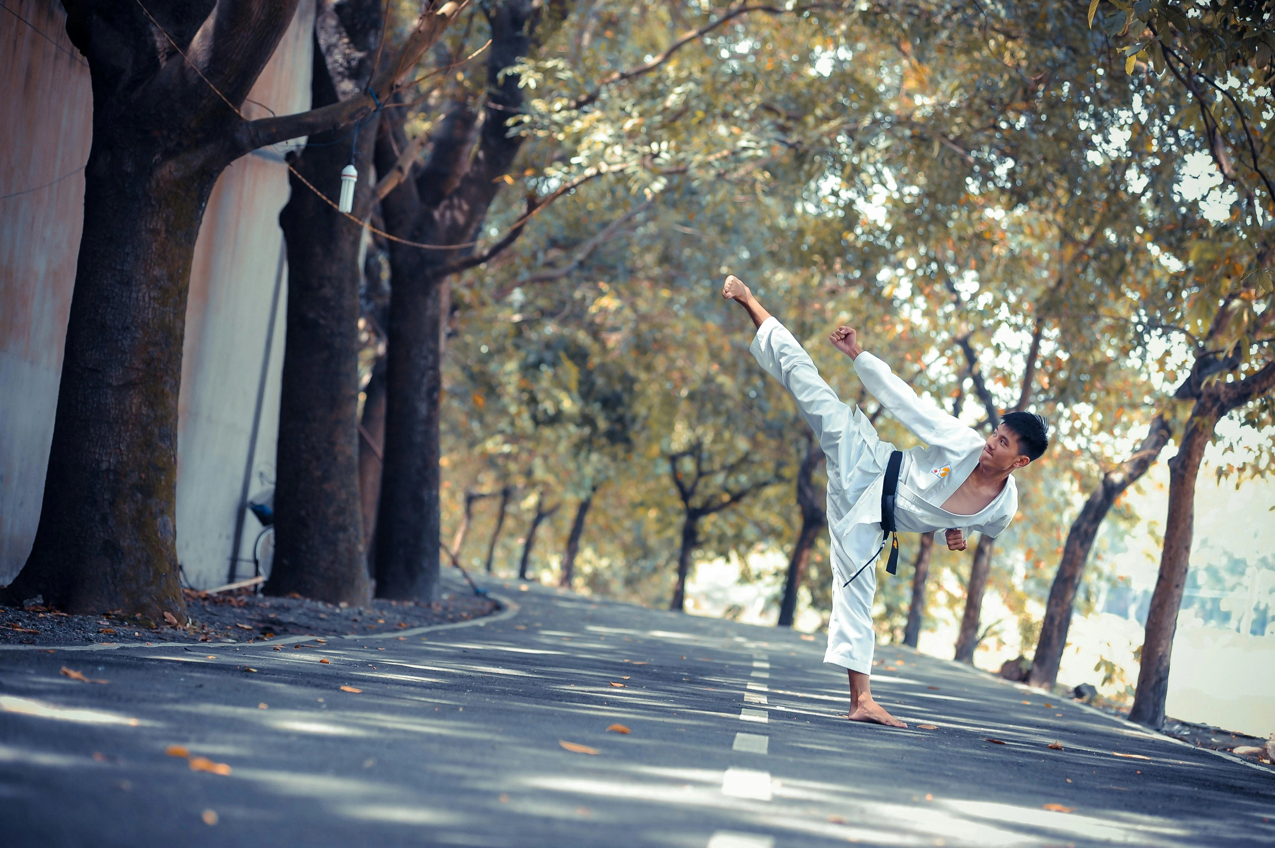 Martial Artist in Nature Martial Artist in Nature