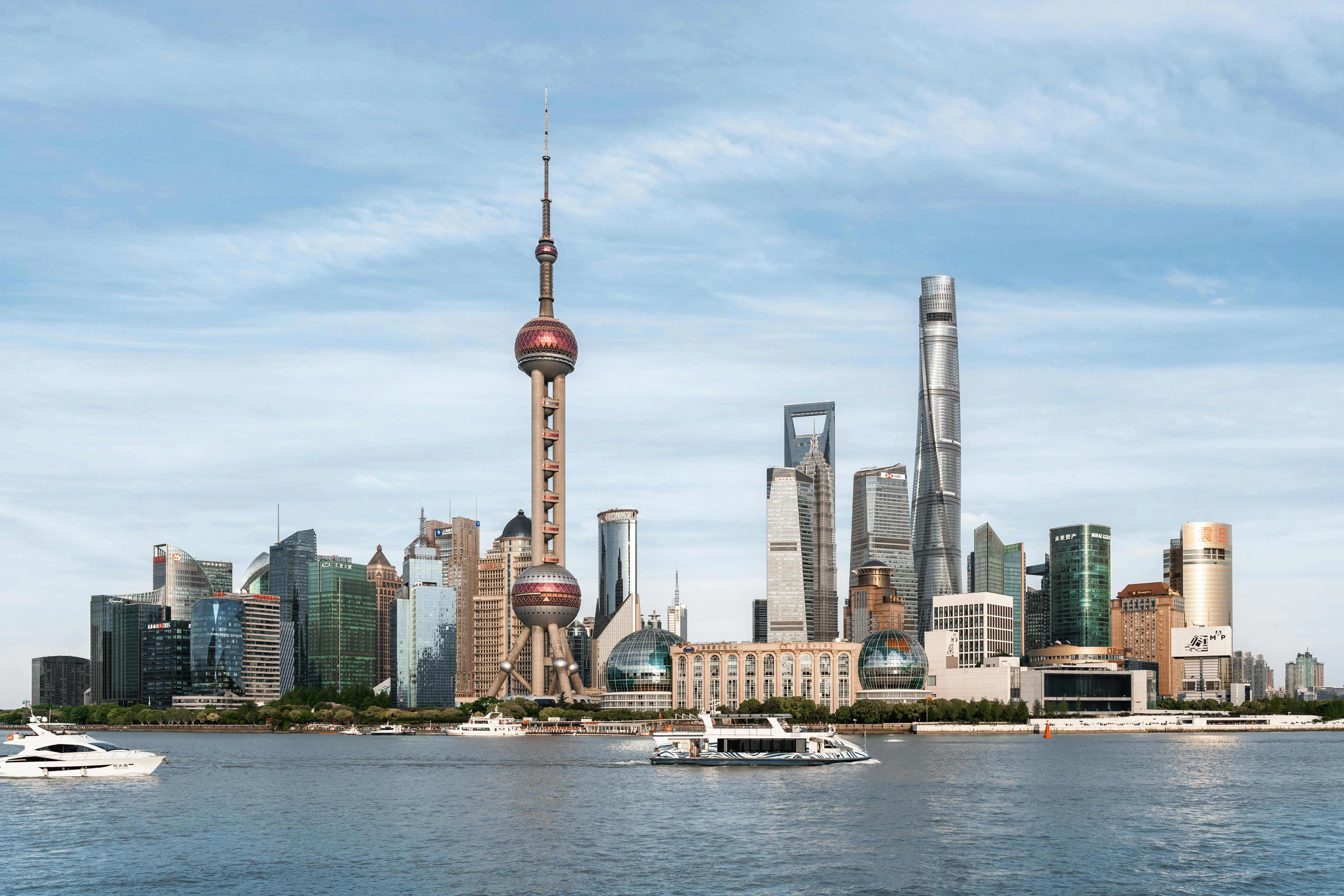 Shanghai Skyline Urban Waterfront
