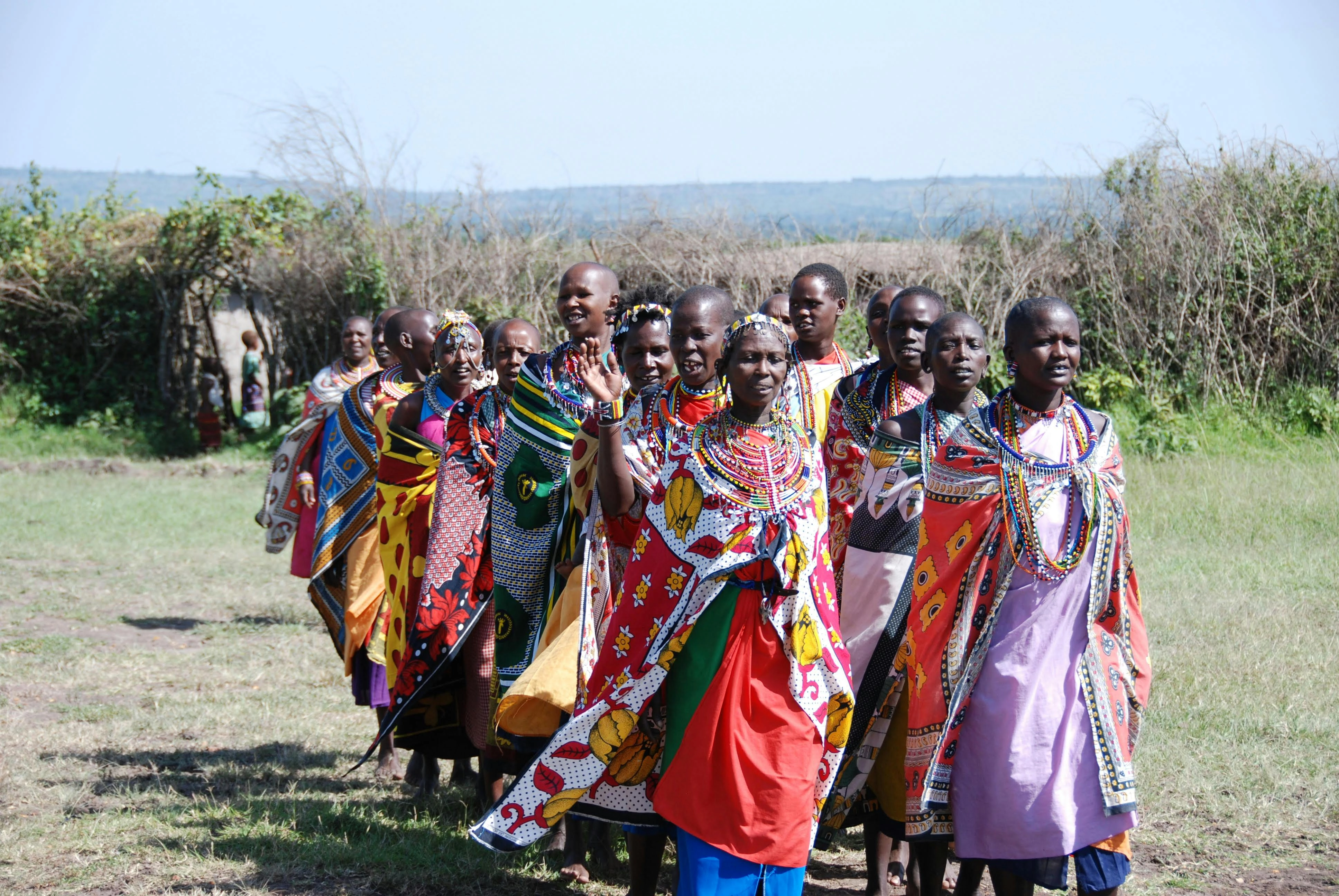Vibrant African Tribal Gathering Vibrant African Tribal Gathering