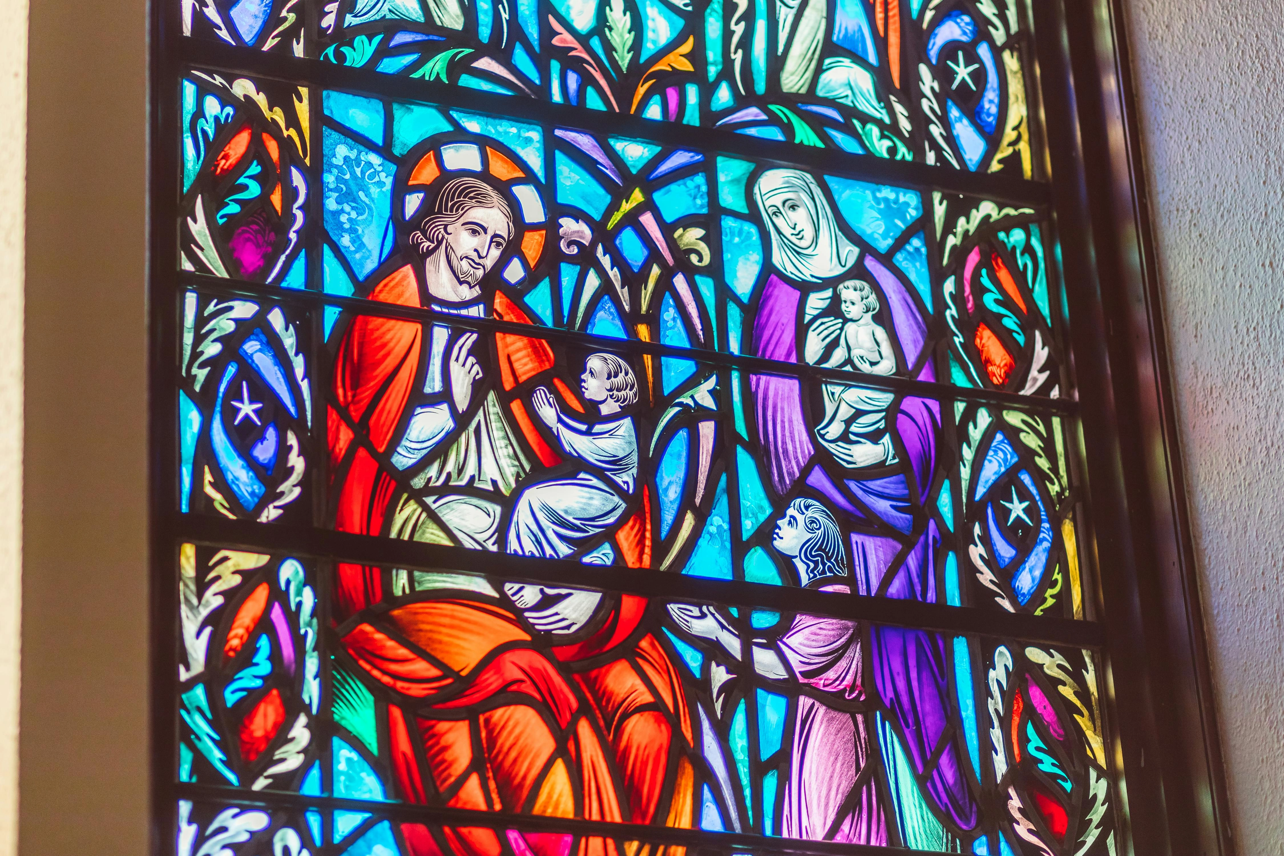 Vibrant Religious Stained Glass
