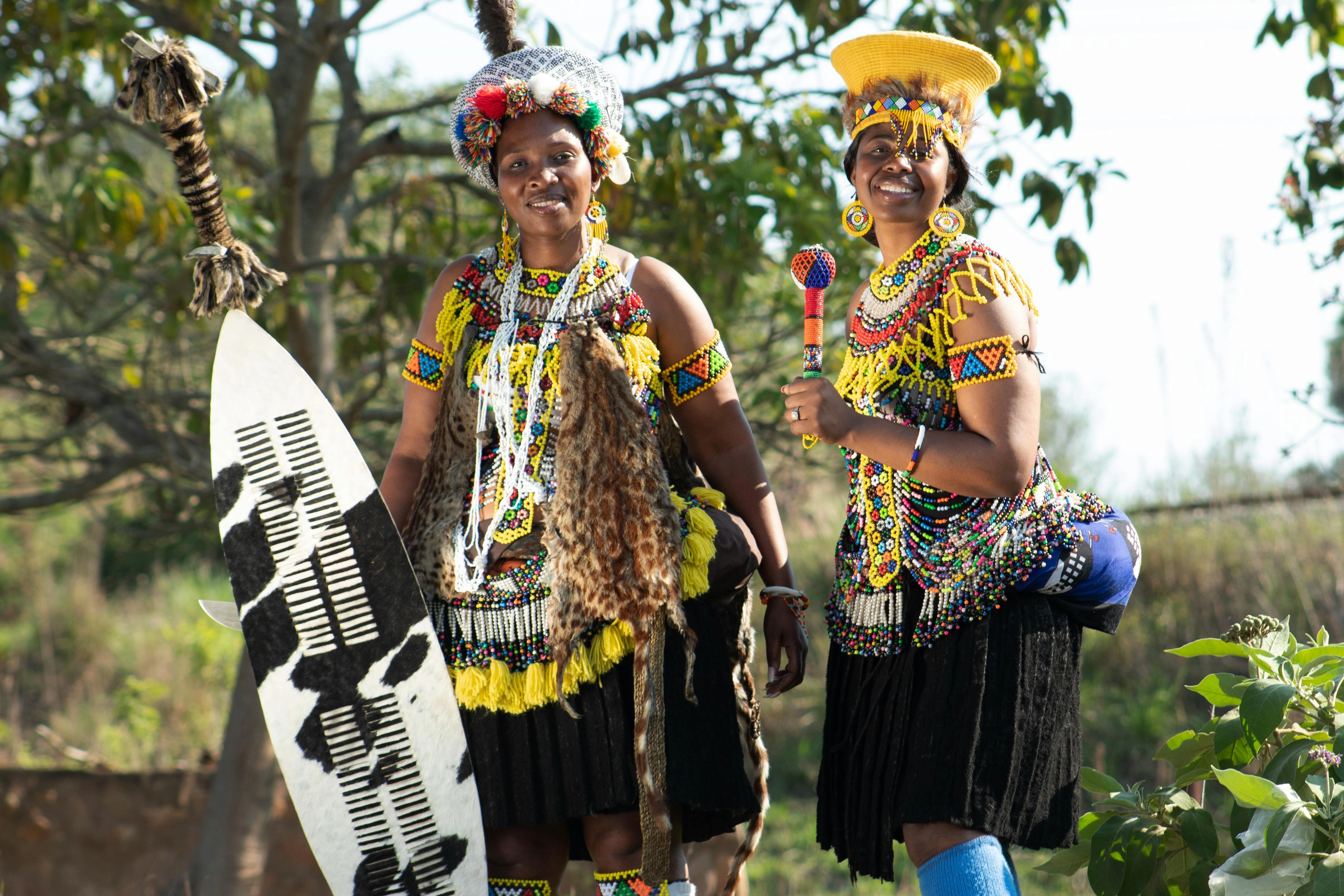 Zulu Traditional Dress Display Zulu Traditional Dress Display