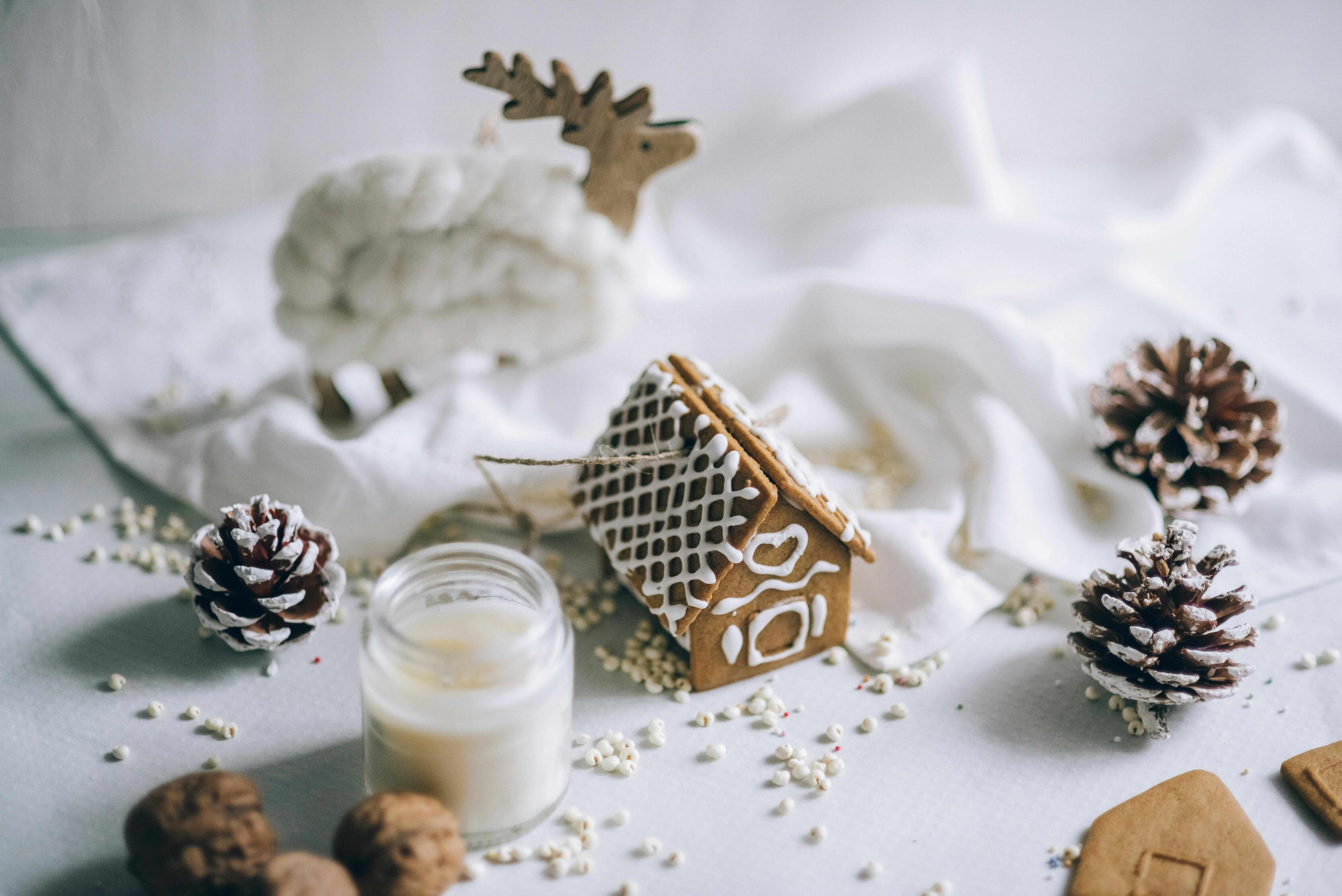 Cozy Christmas Decor Scene Cozy Christmas Decor Scene