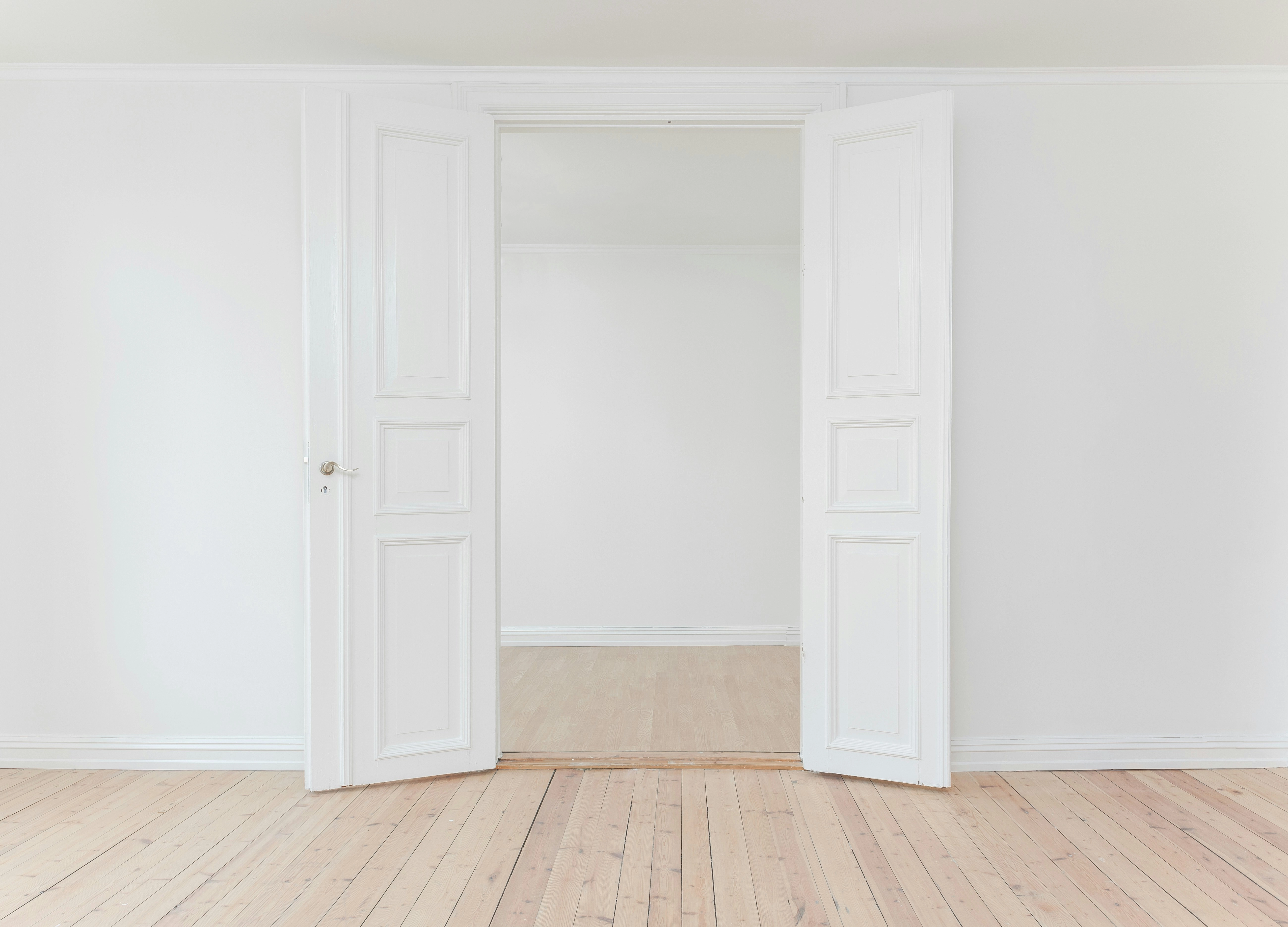 Elegant White Double Doors Elegant White Double Doors