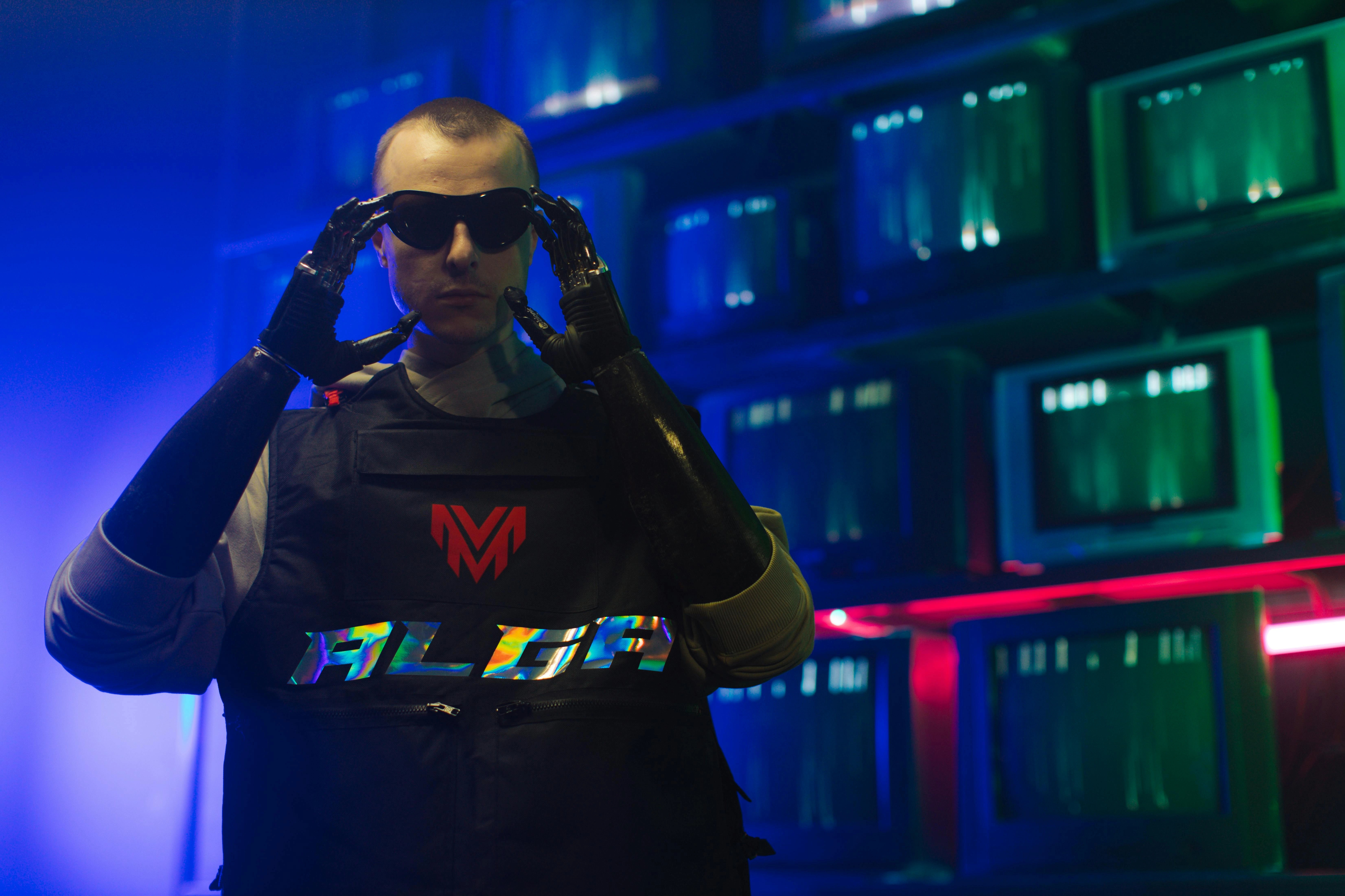 Futuristic Cyberpunk Gaming Aesthetic