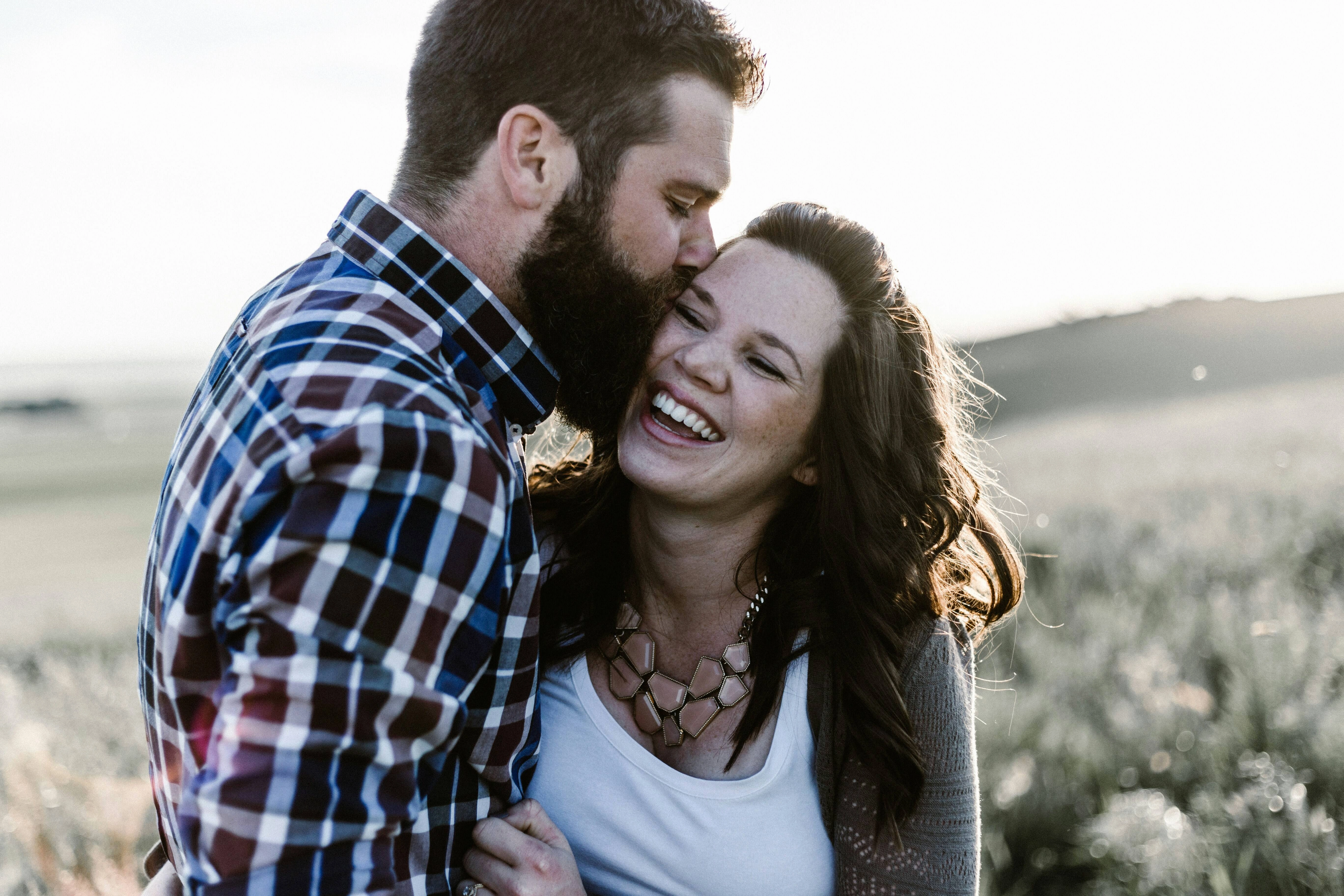 Joyful Couple in Nature Joyful Couple in Nature