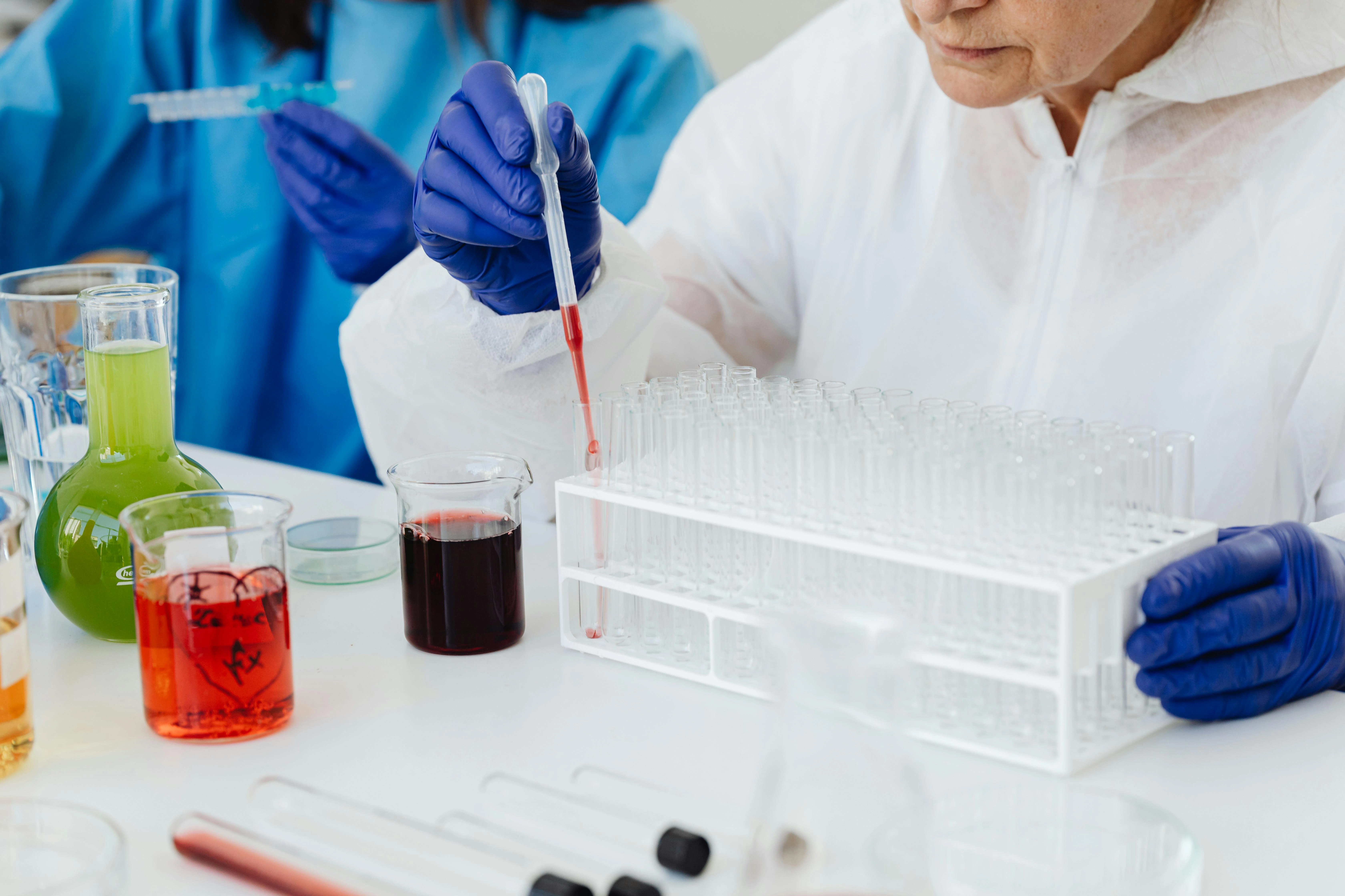 Laboratory Chemical Analysis Experiment