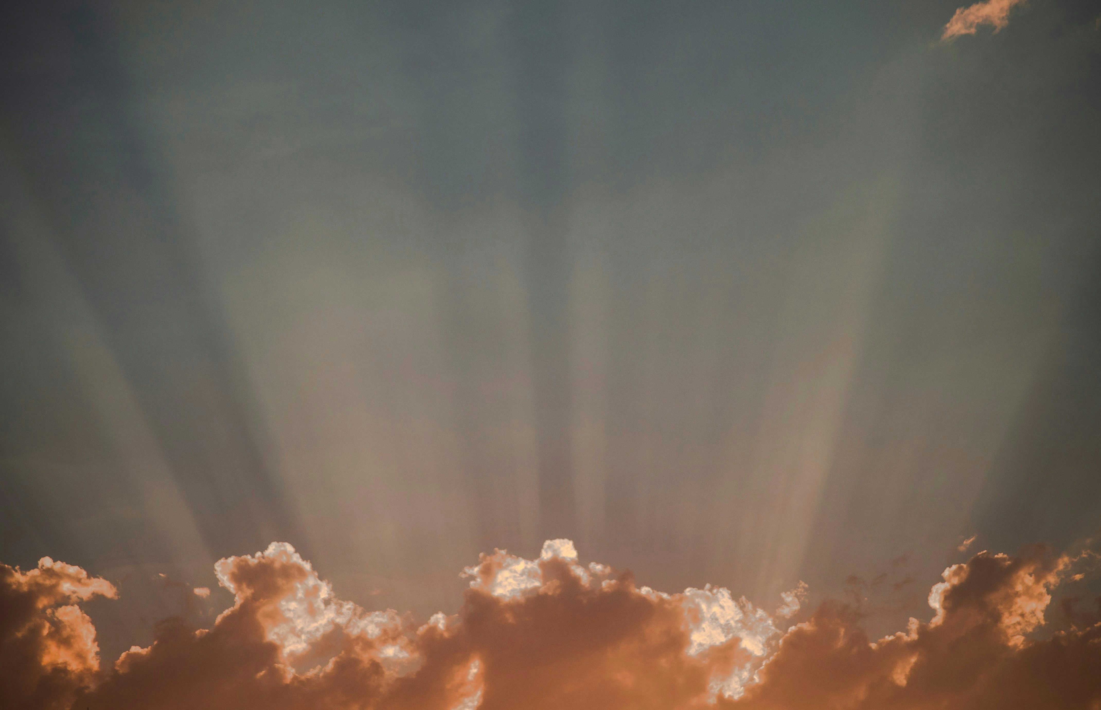 Radiant Sunshine Sky Beams