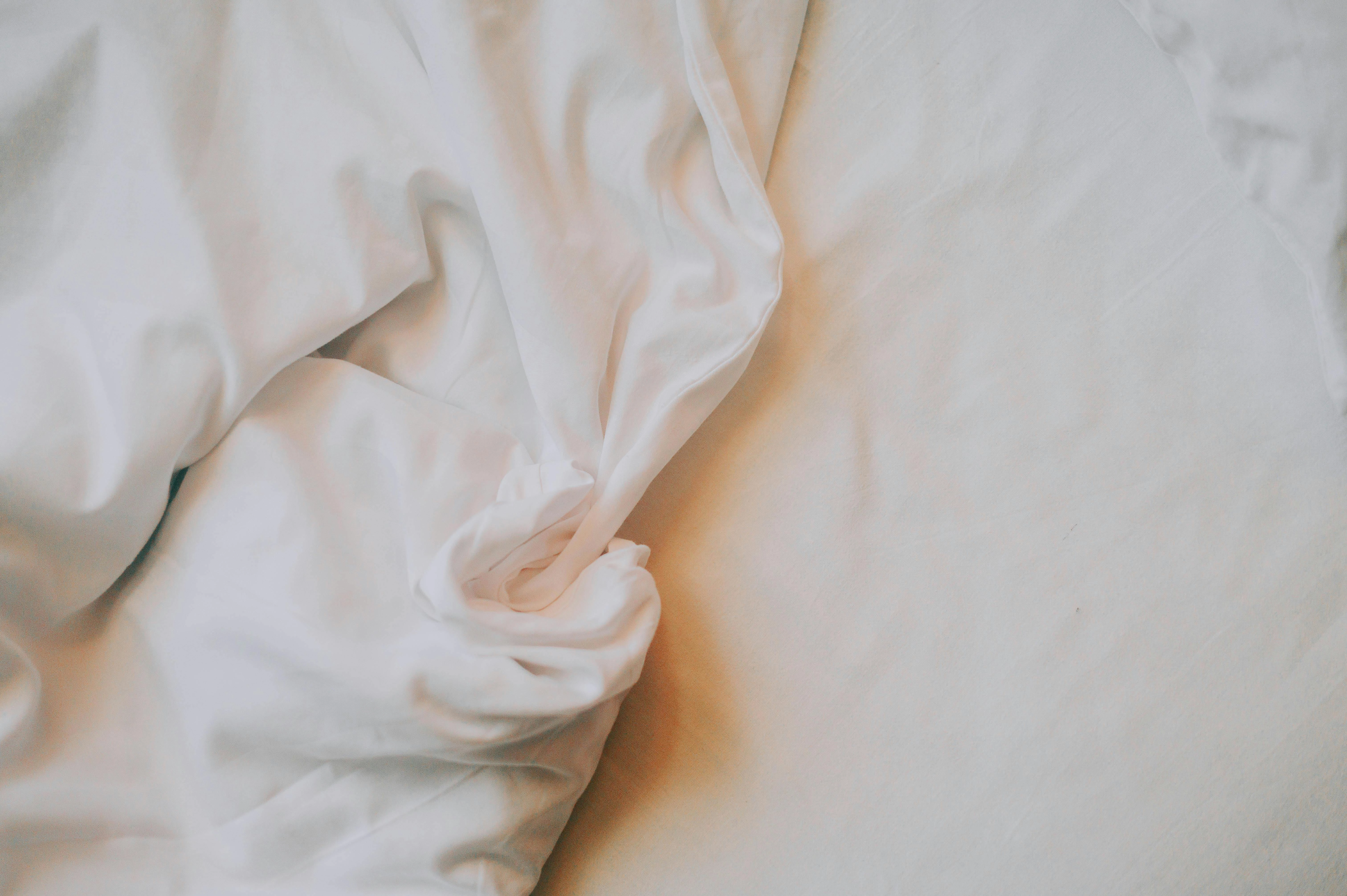 Soft White Fabric Folds Soft White Fabric Folds