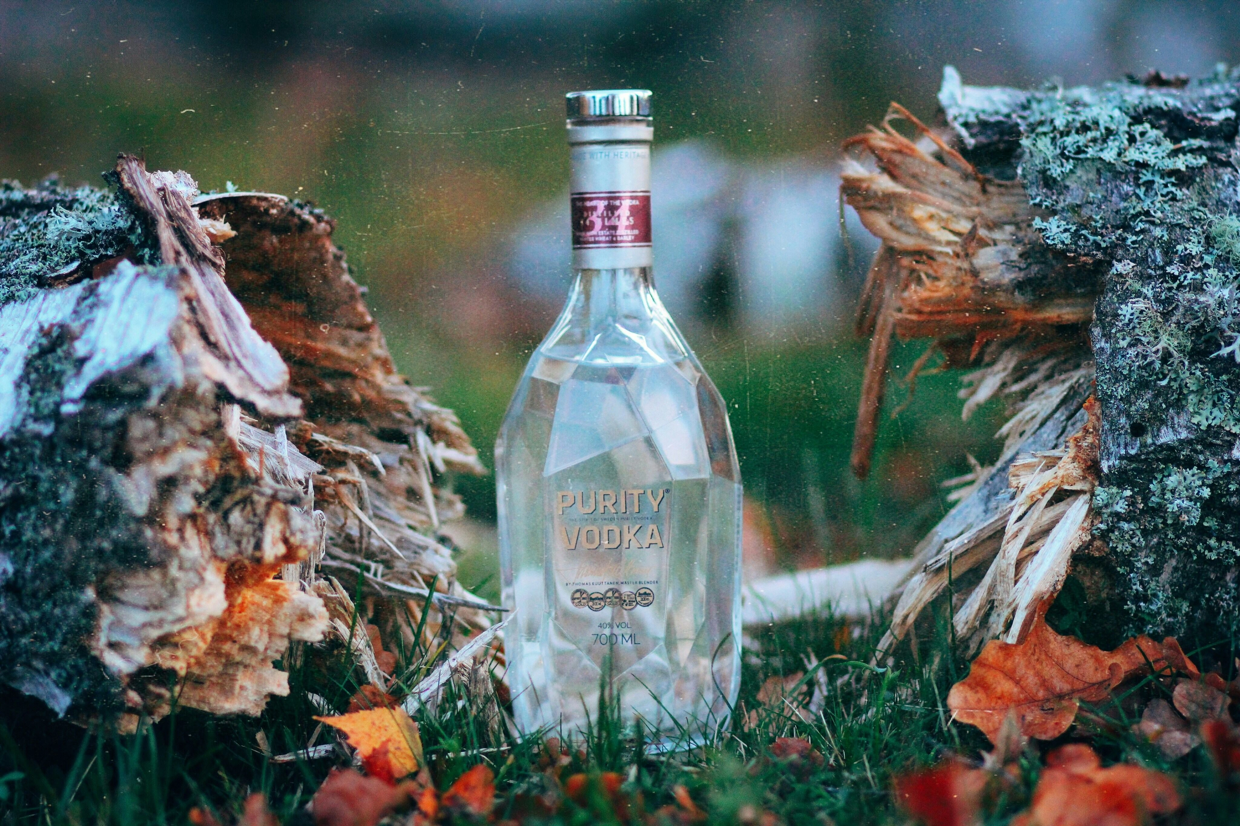 Vodka in Woodland Scene Vodka in Woodland Scene