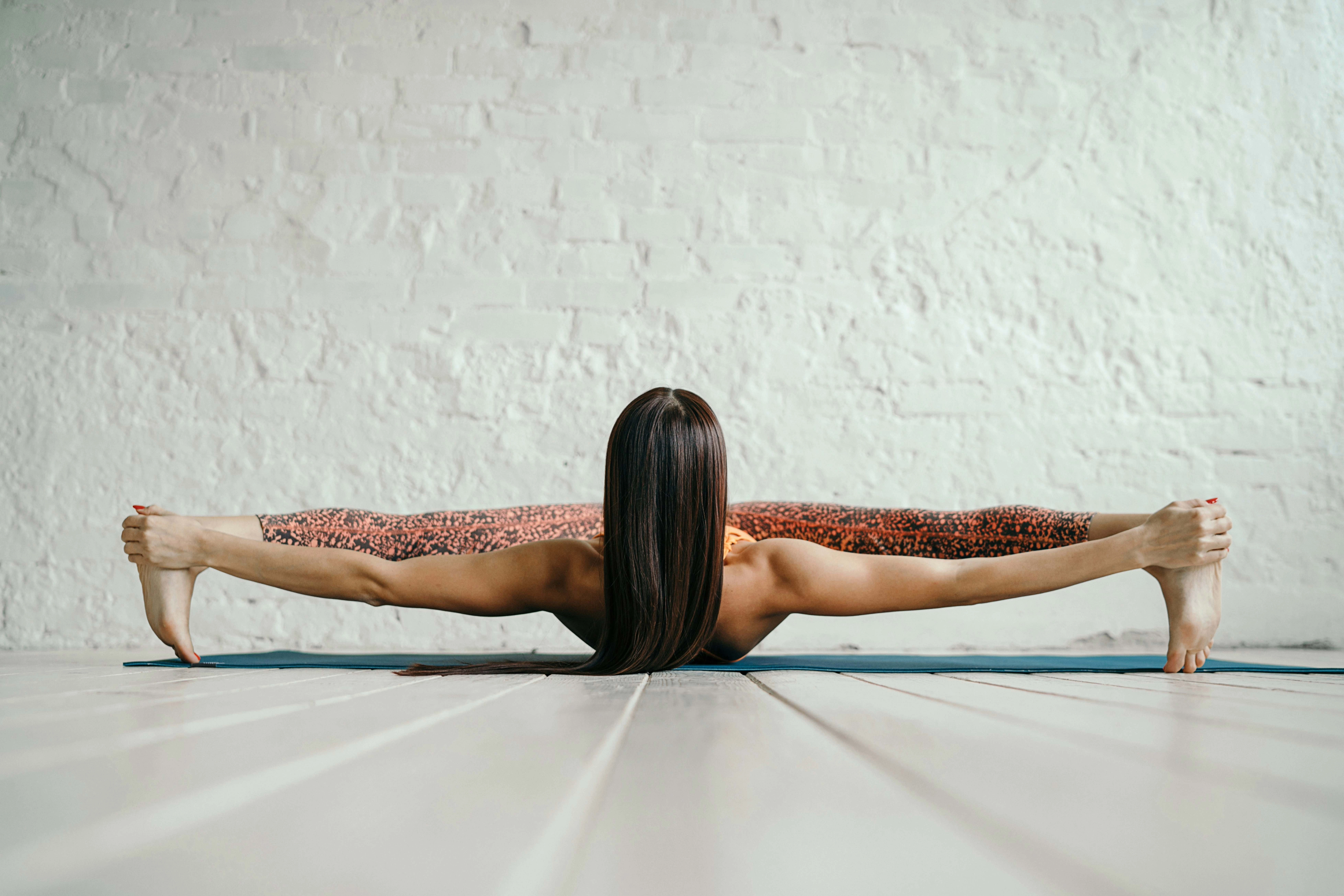 Yoga Stretch on Mat Yoga Stretch on Mat