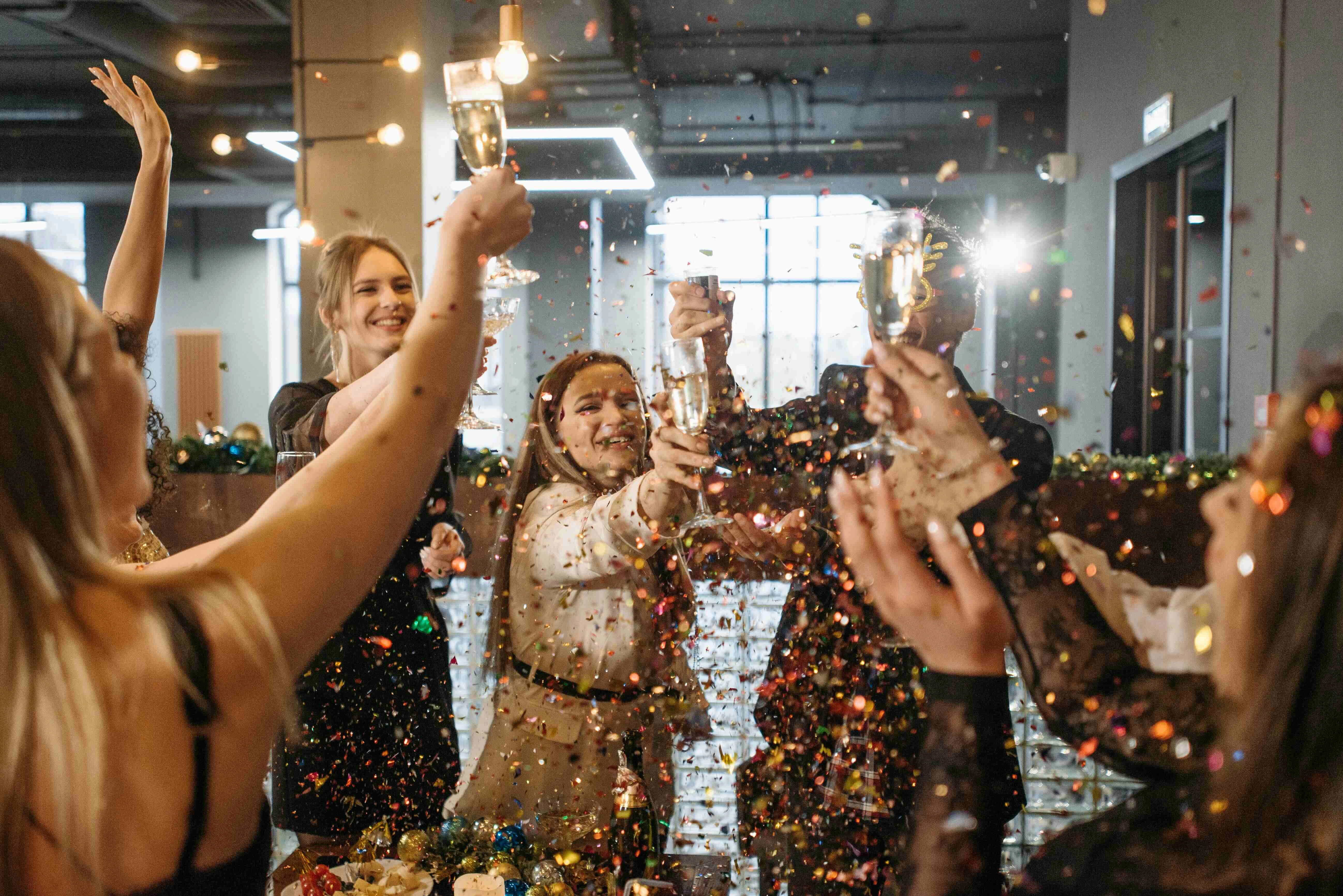 Festive Office Party Celebration Festive Office Party Celebration