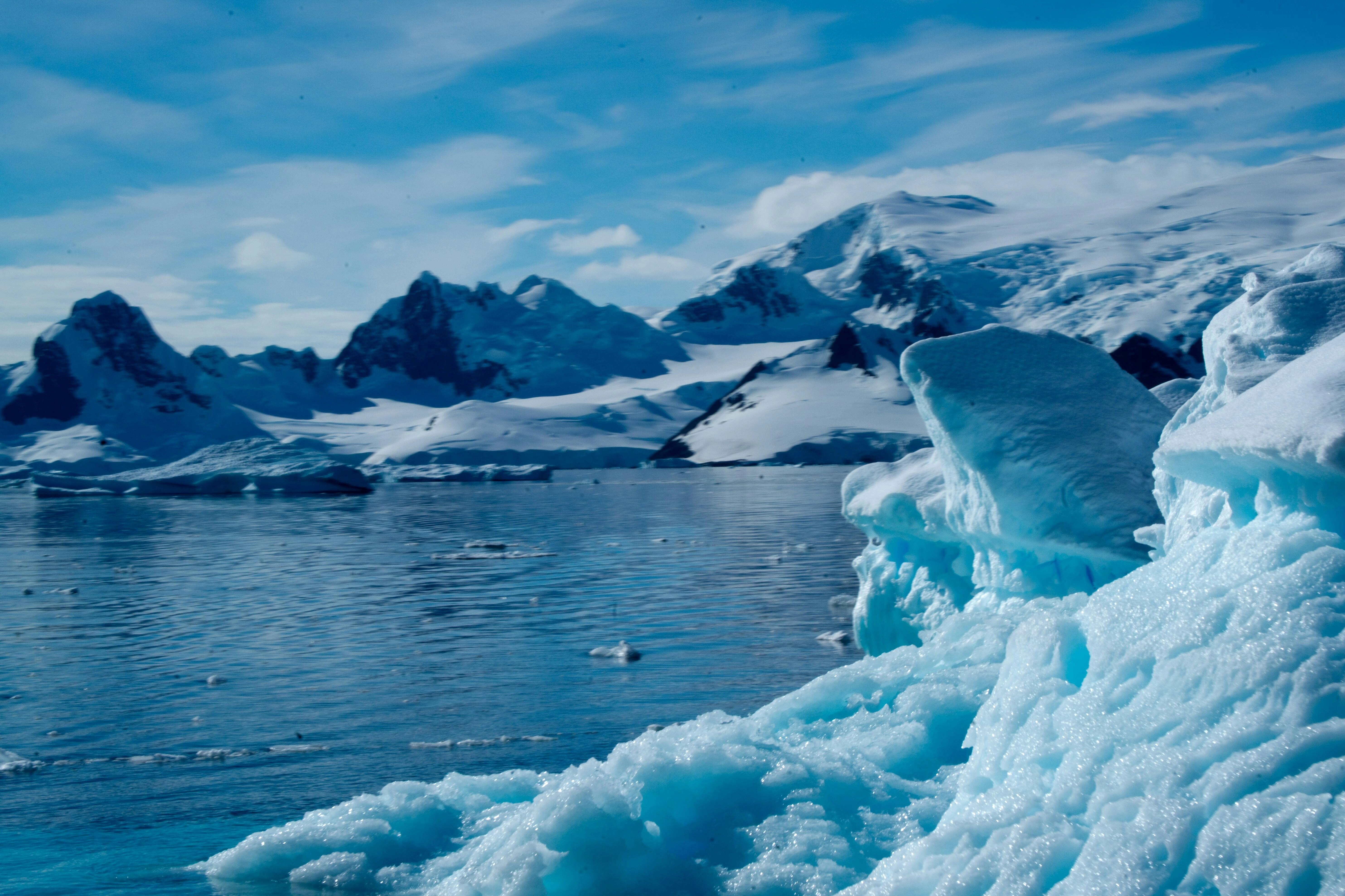 Icy Antarctic Glacial Landscape Icy Antarctic Glacial Landscape