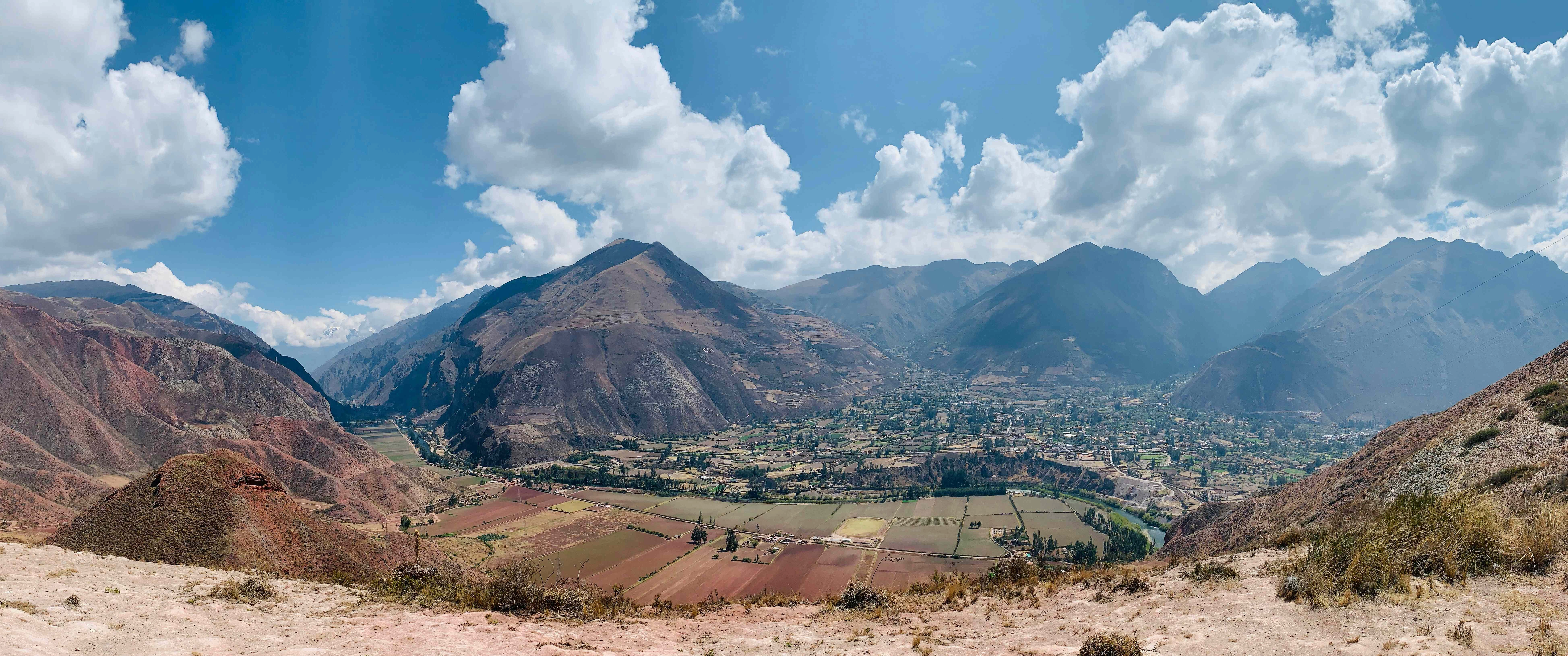 Majestic Mountain Valley Panorama