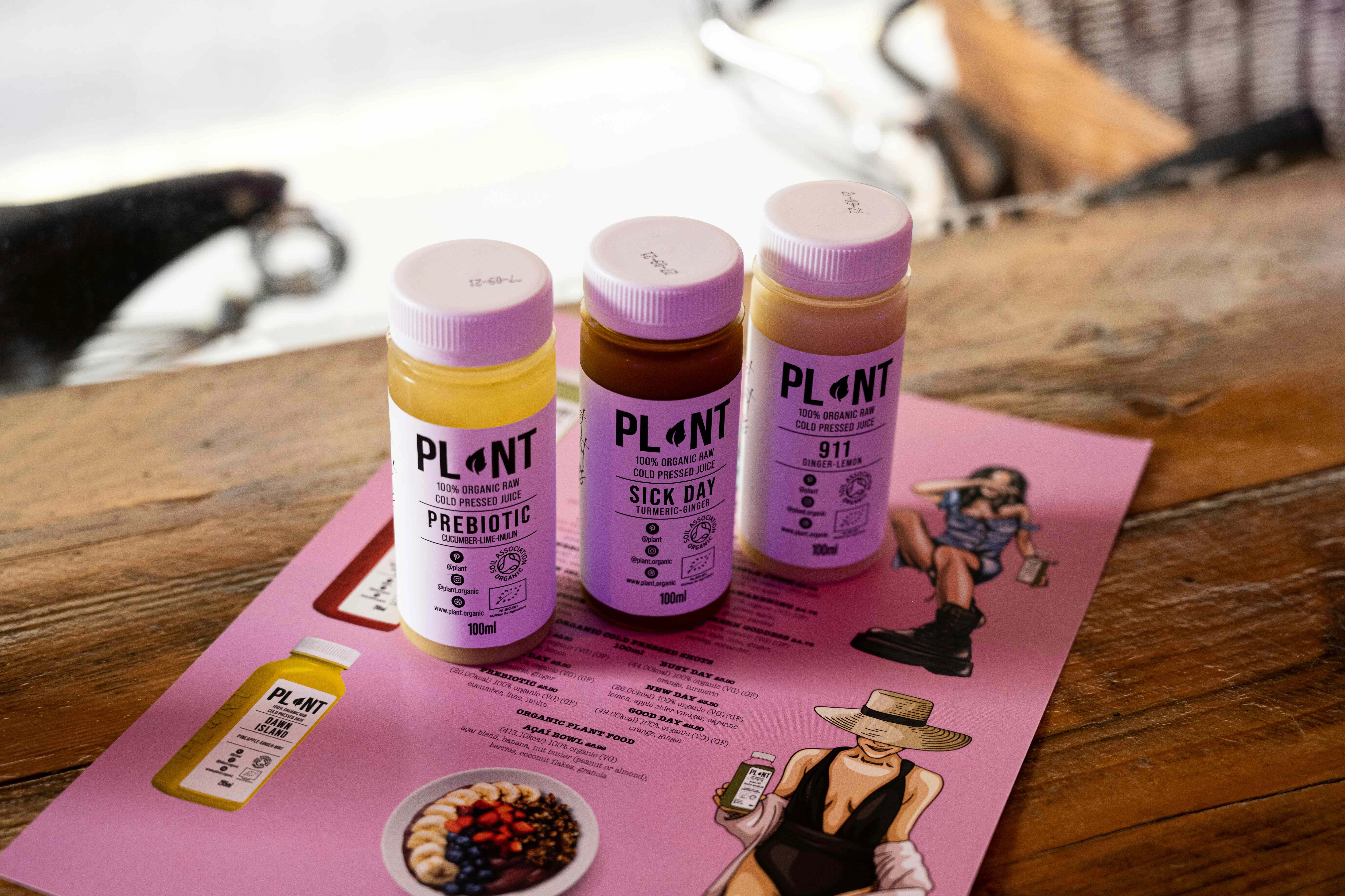 Organic Plant Juice Bottles Organic Plant Juice Bottles