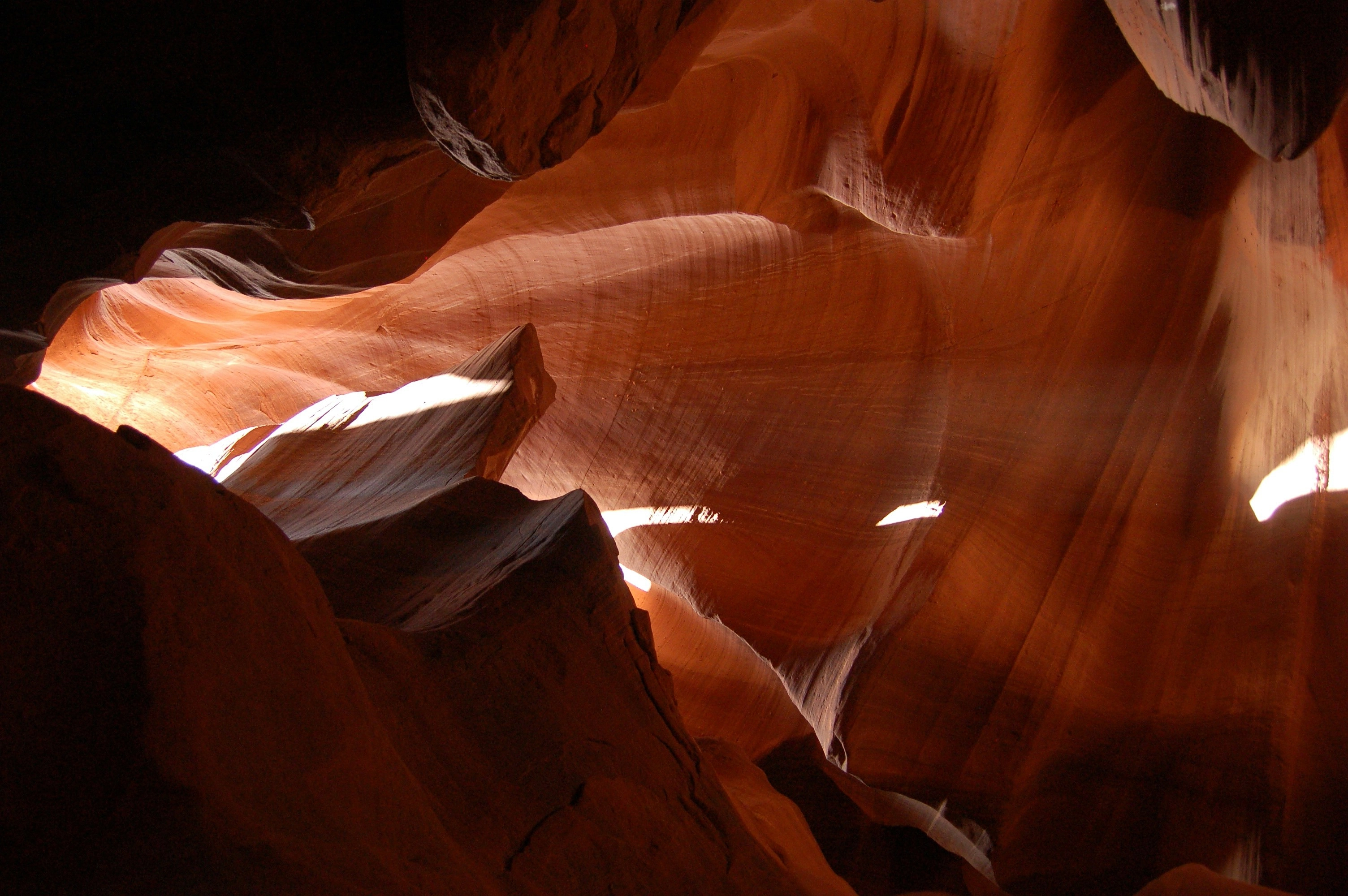 Sunlit Canyon Sandstone Formations
