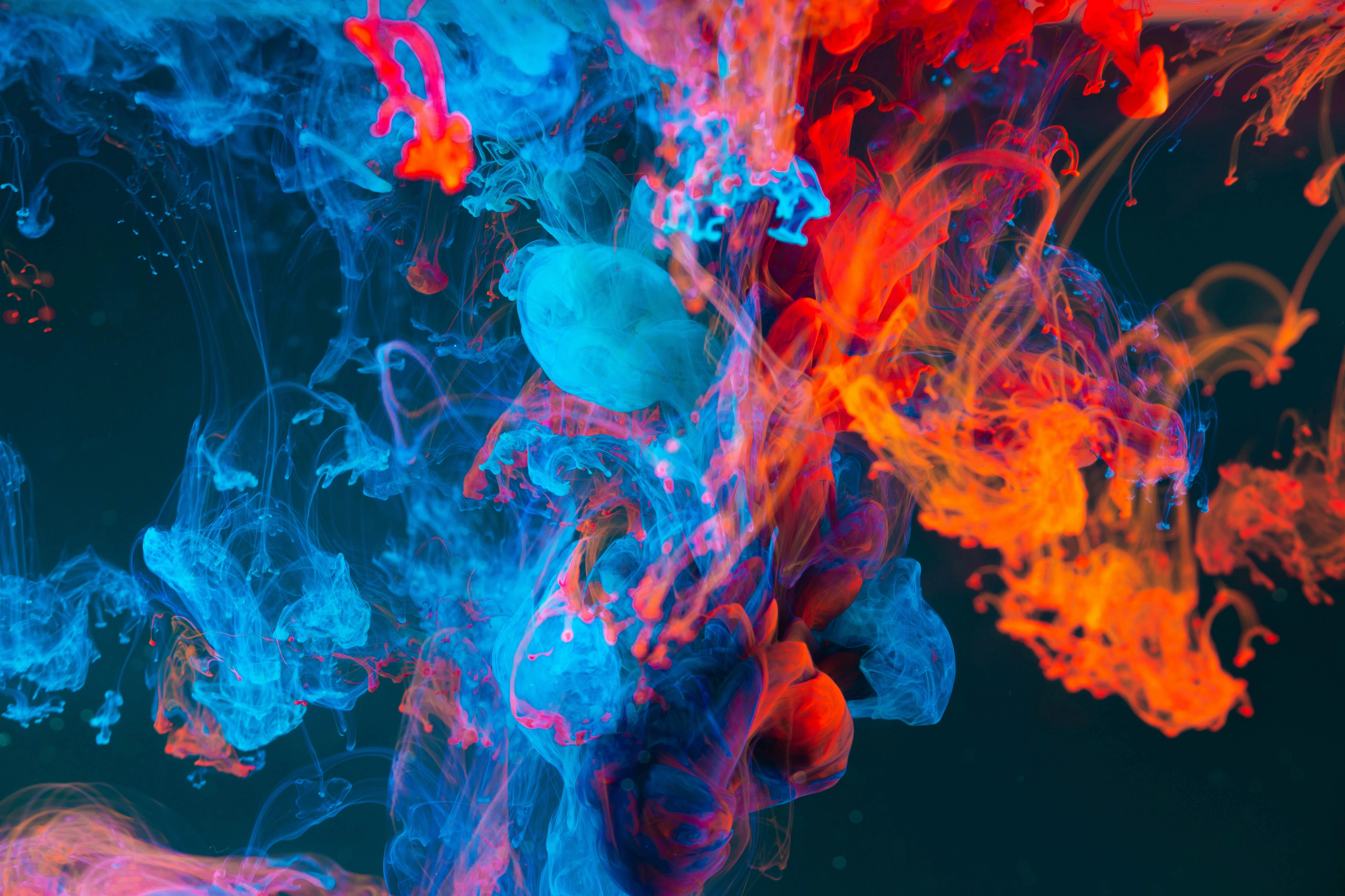 Vibrant Fluid Color Explosion Vibrant Fluid Color Explosion