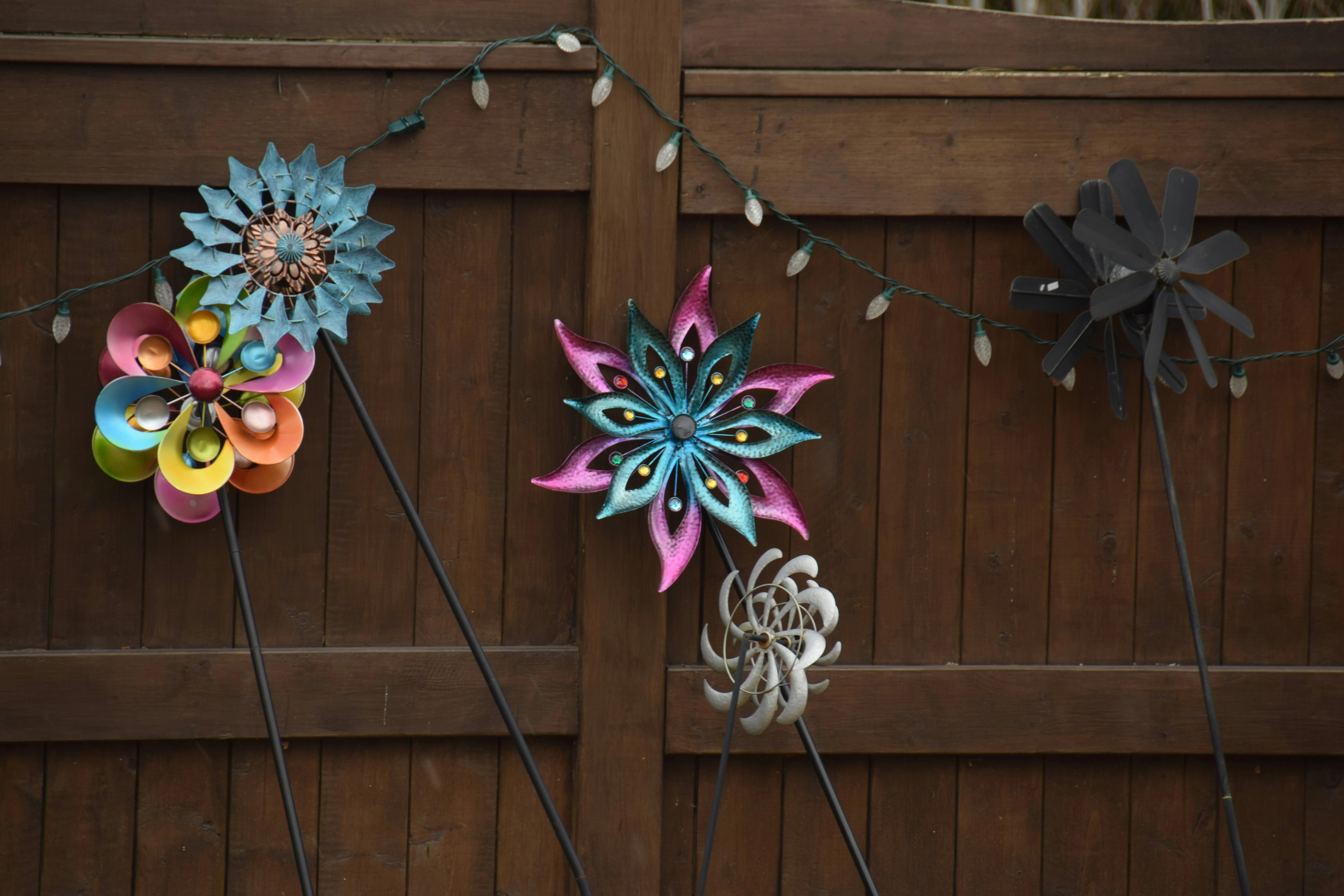 Colorful Metal Garden Ornaments