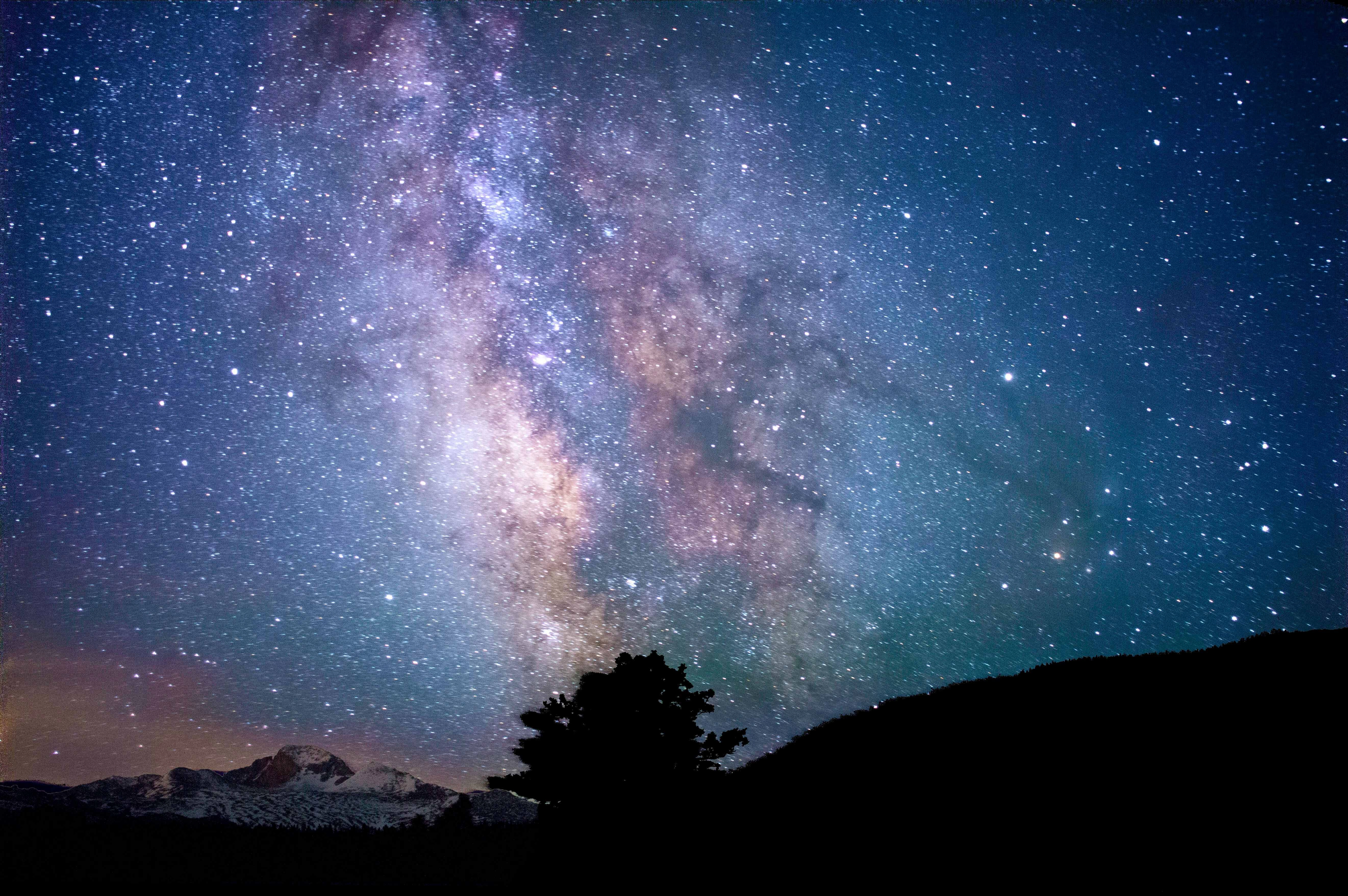 Milky Way Over Mountains Milky Way Over Mountains