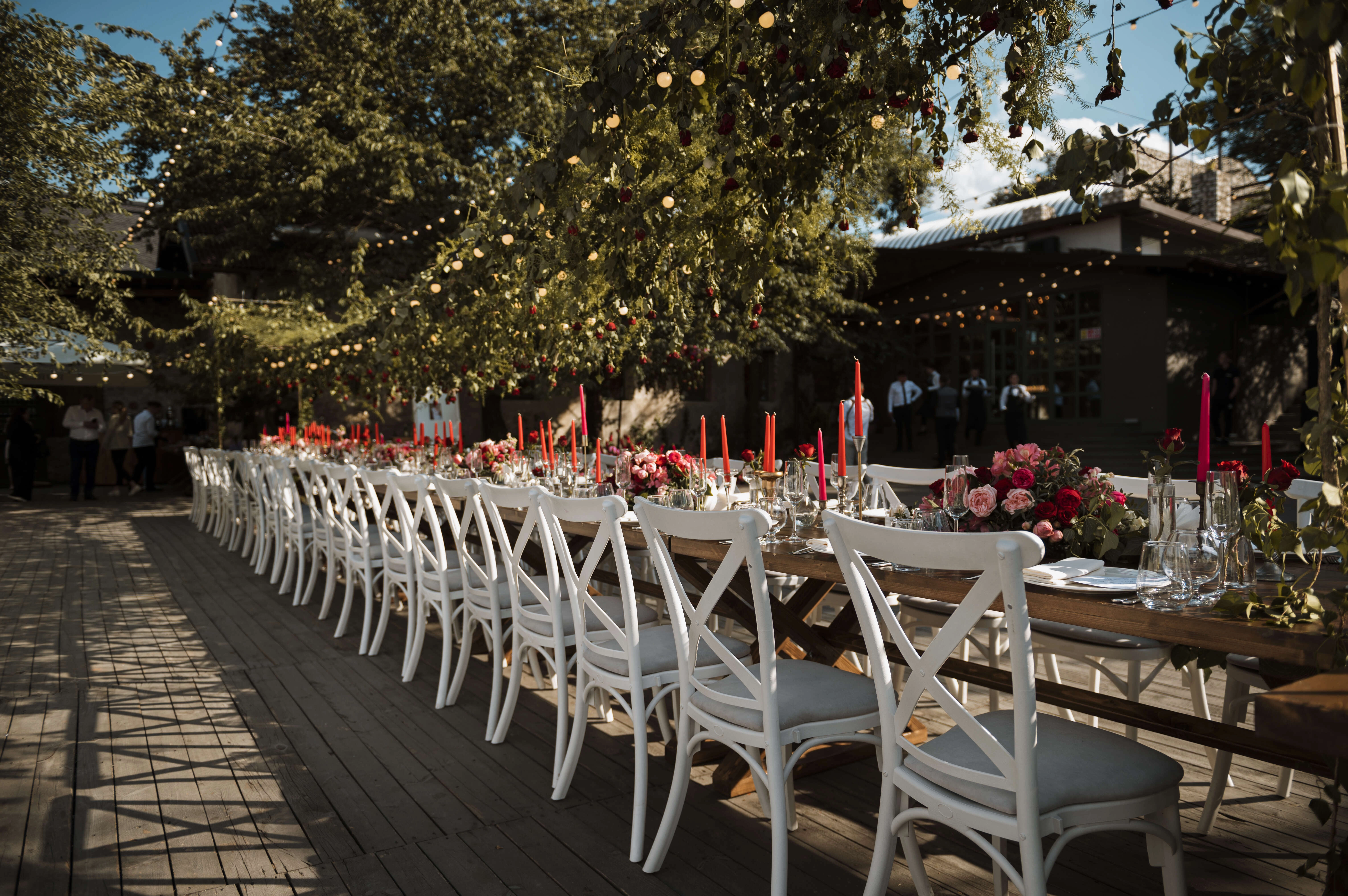 Romantic Outdoor Wedding Reception Romantic Outdoor Wedding Reception