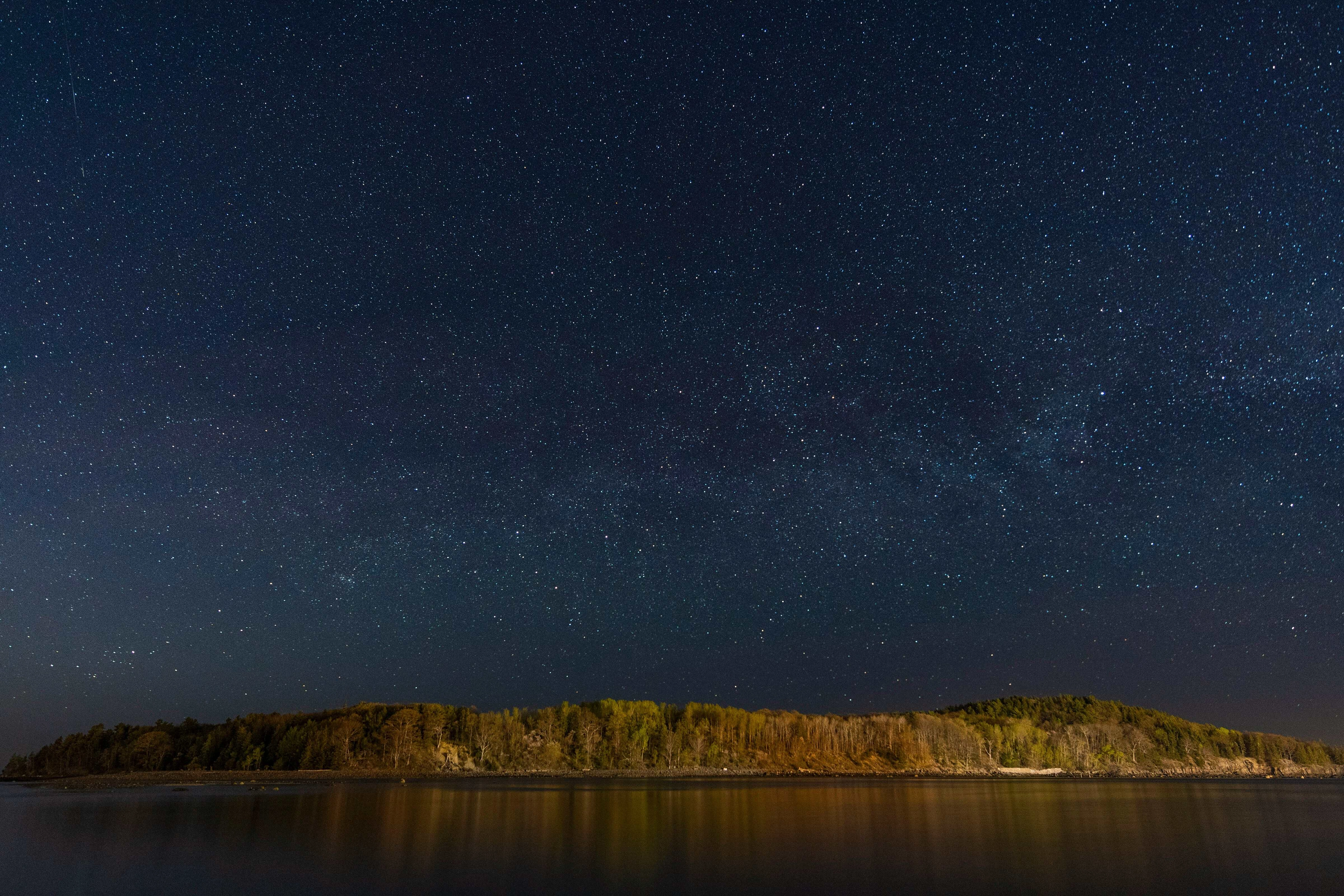 Starry Night Over Island