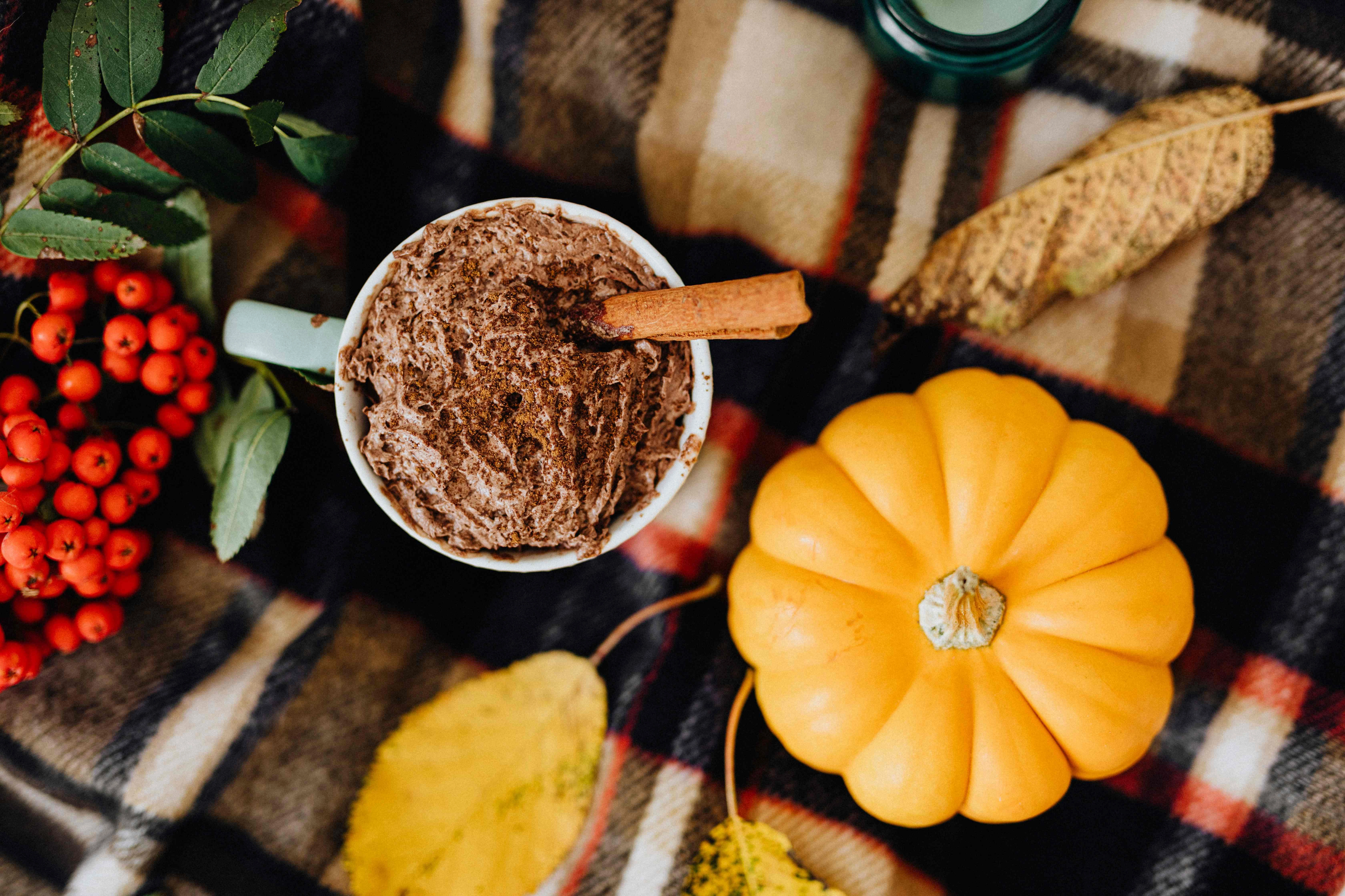 Autumn Cozy Dessert Scene Autumn Cozy Dessert Scene