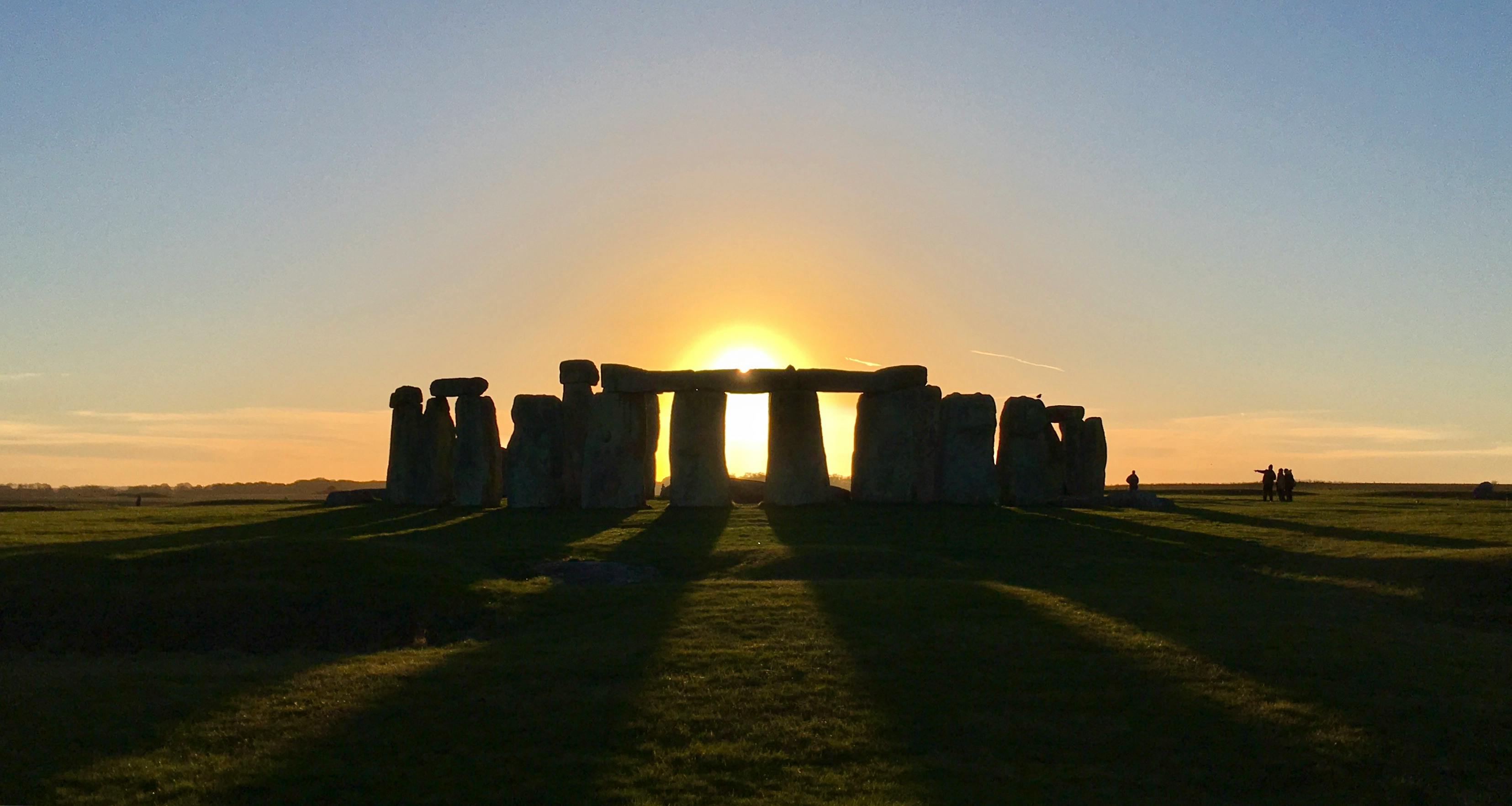 Stonehenge Sunset Silhouette