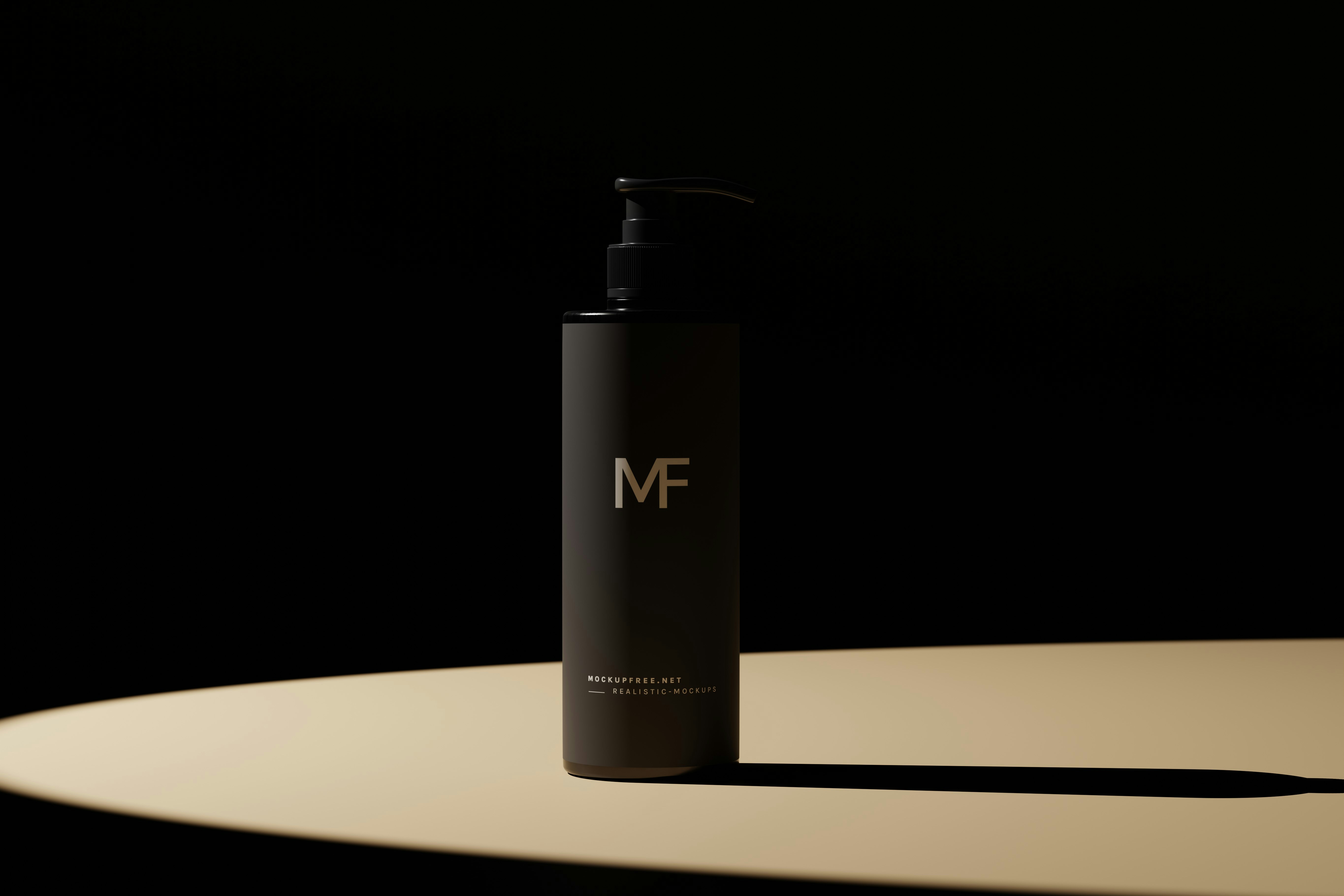 Elegant Black Cosmetic Bottle Elegant Black Cosmetic Bottle