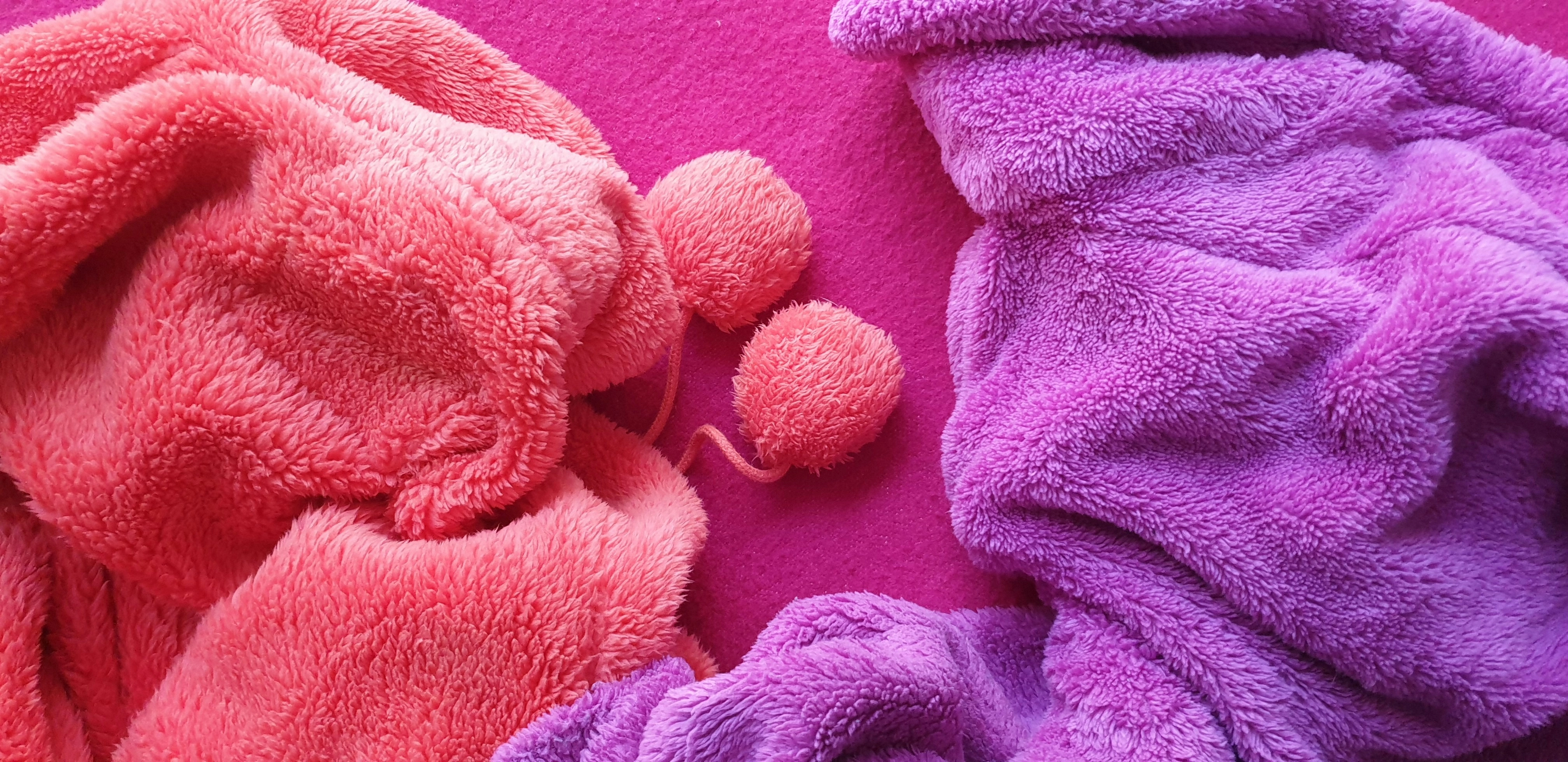 Fluffy Pink and Purple Fluffy Pink and Purple