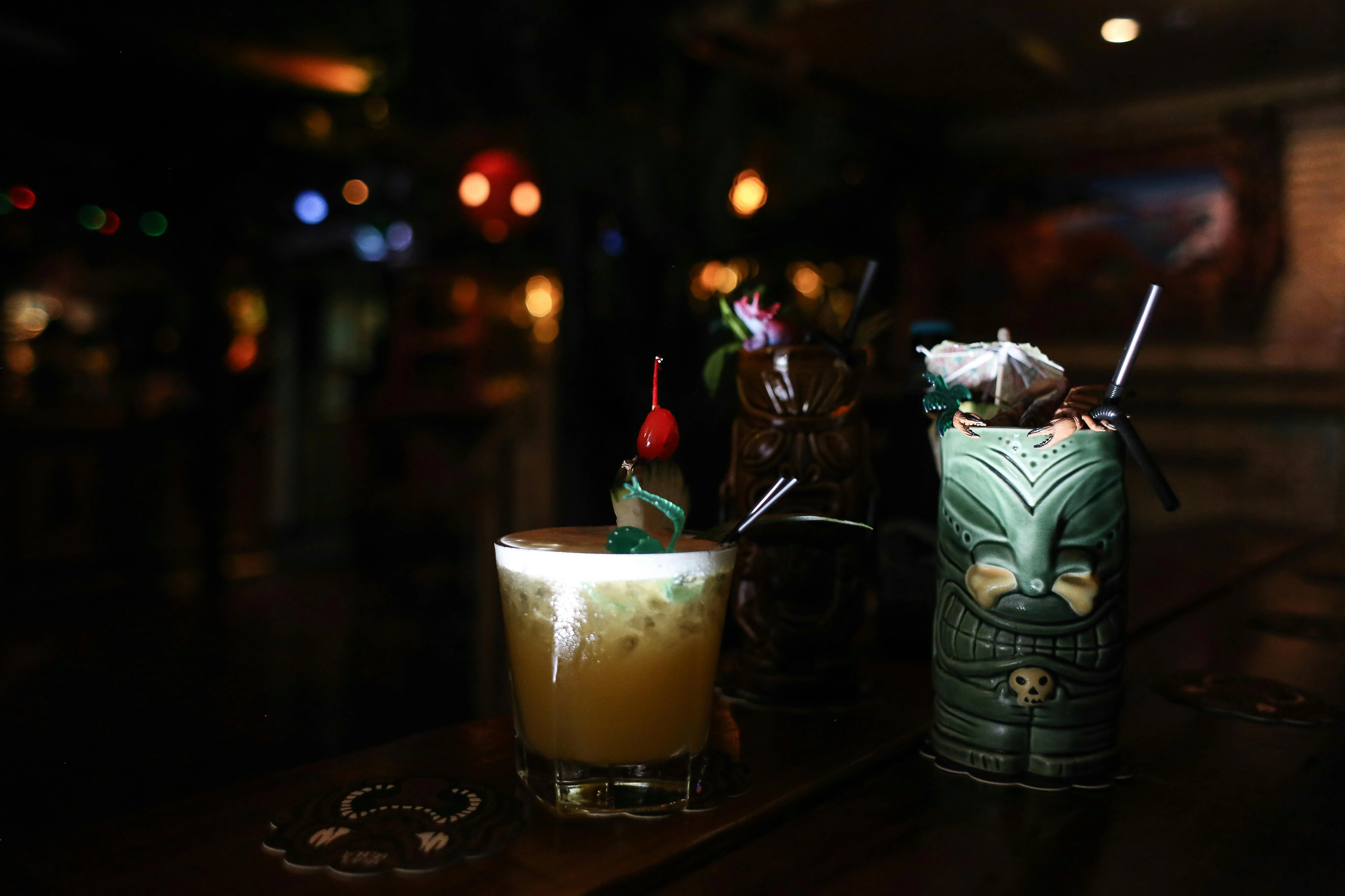 Exotic Tiki Bar Cocktails Exotic Tiki Bar Cocktails