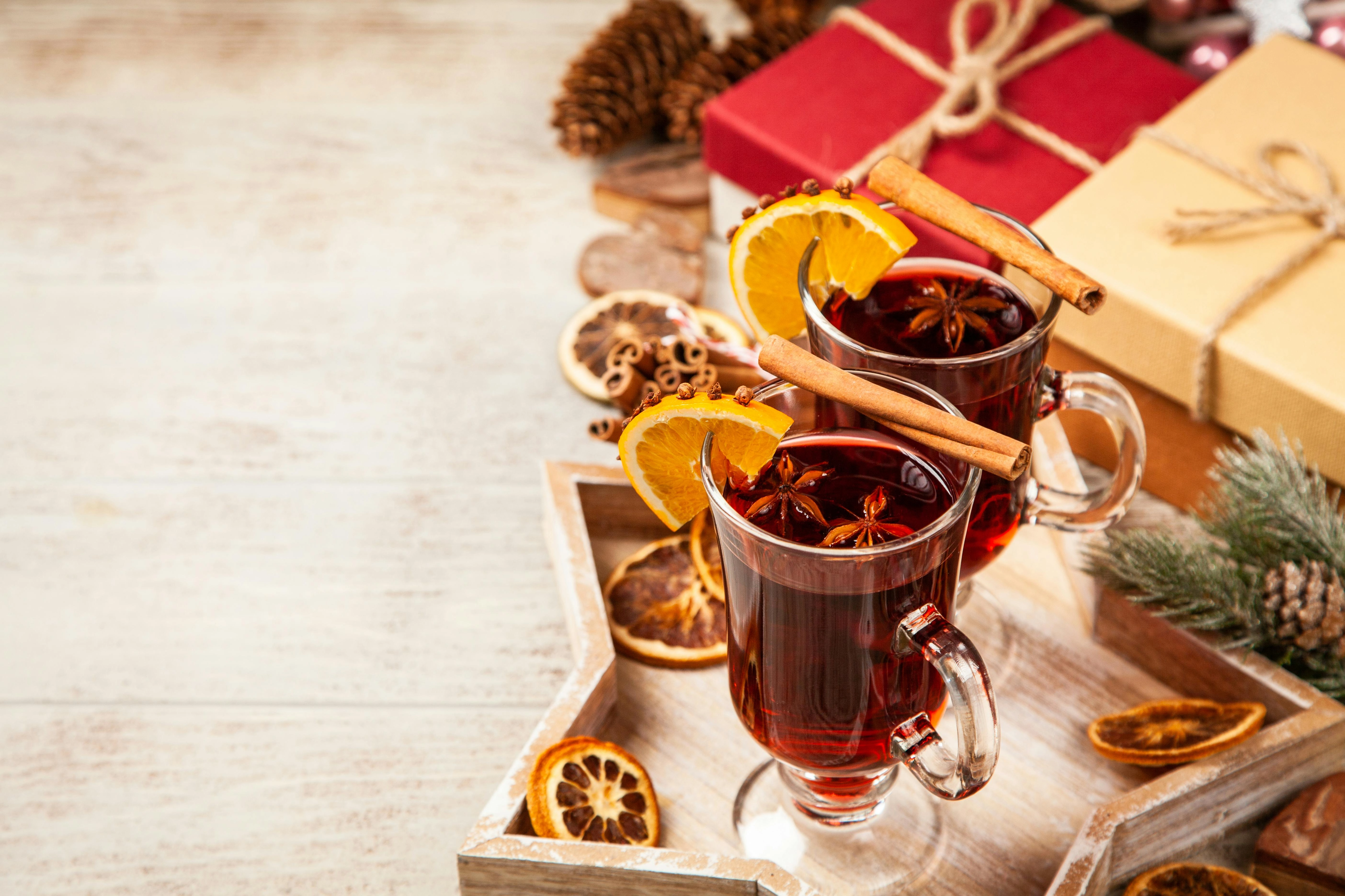 Festive Mulled Wine Scene Festive Mulled Wine Scene