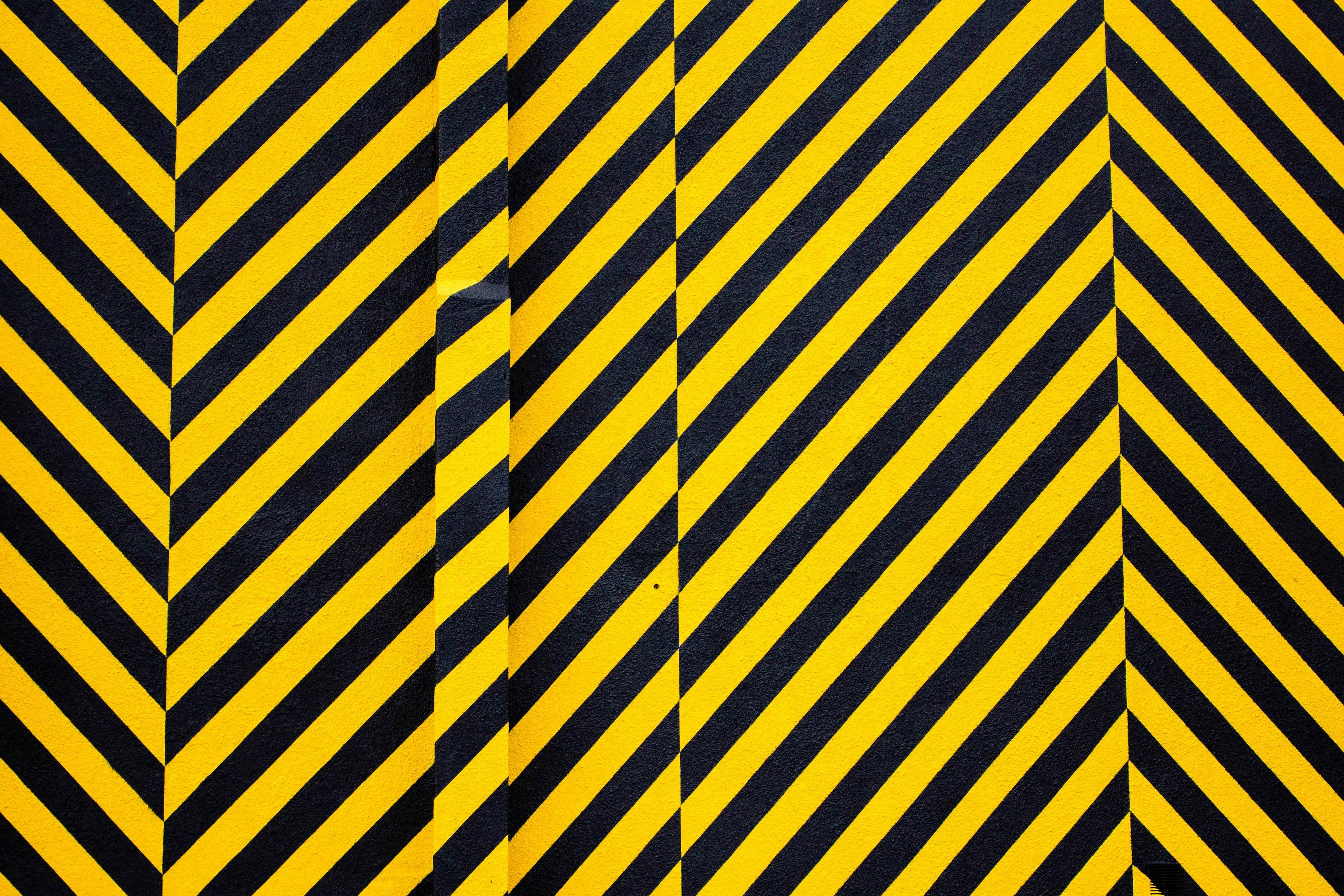 Hazard Stripes Safety Pattern Hazard Stripes Safety Pattern