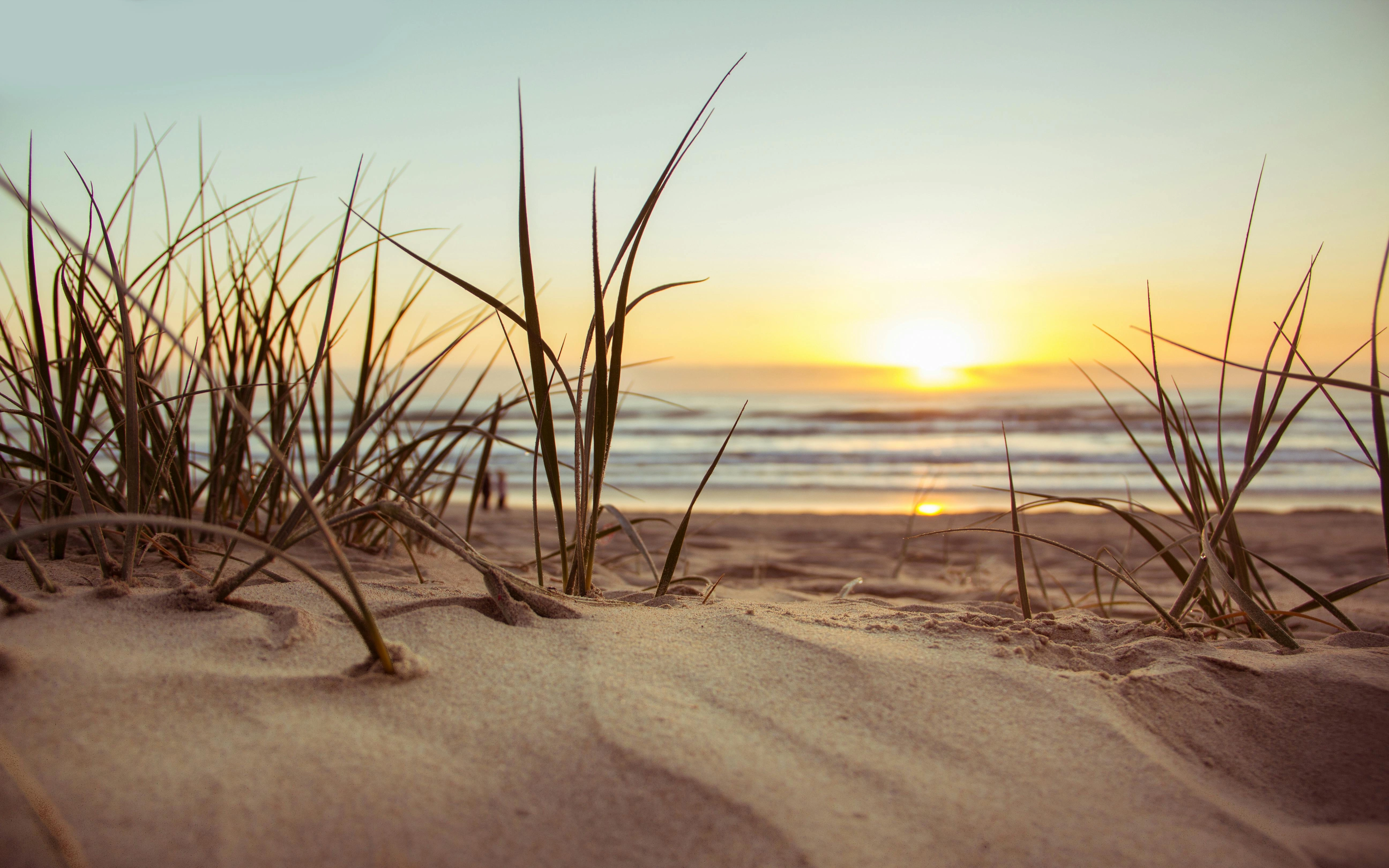Serene Beach Sunset View Serene Beach Sunset View