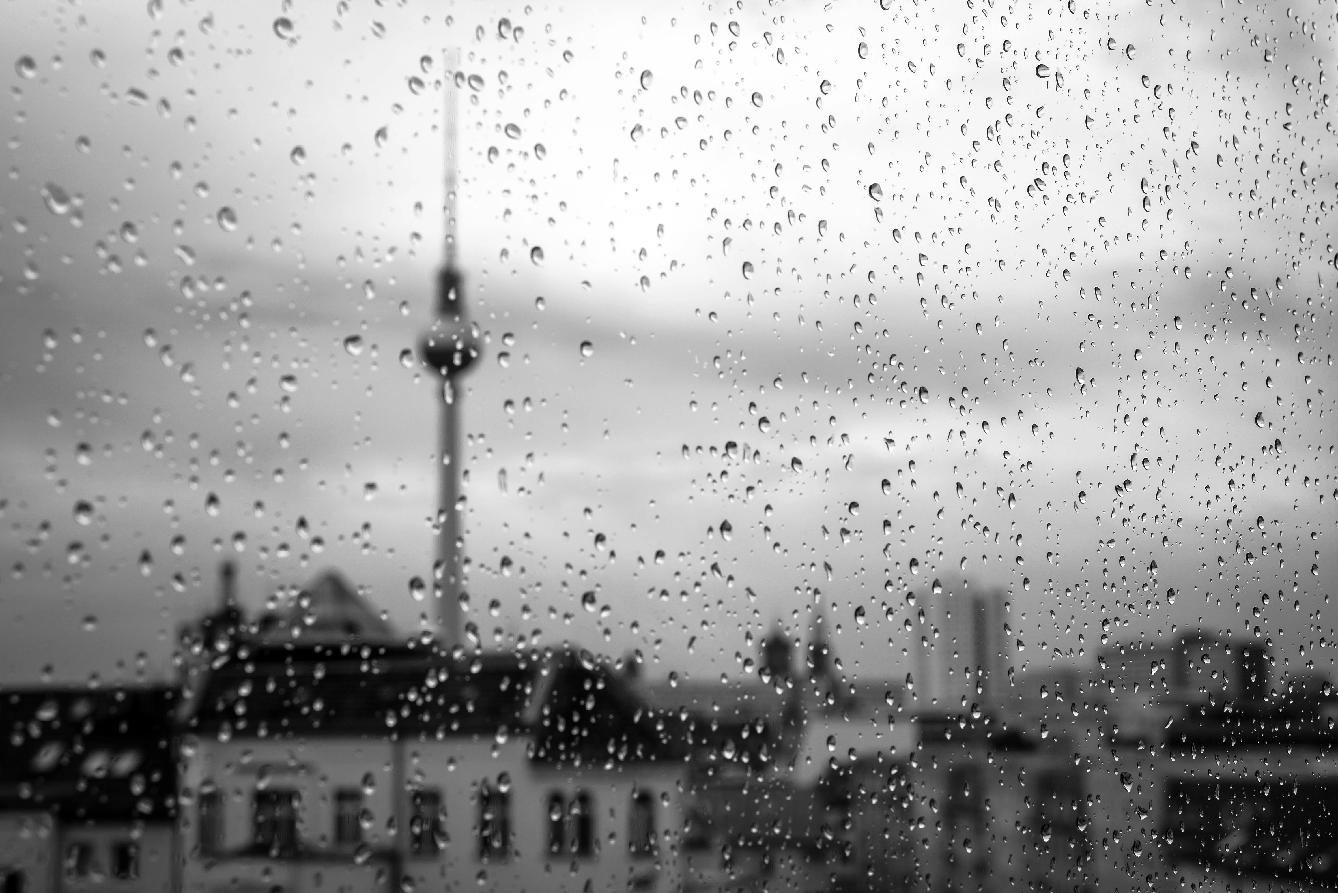 Rainy Berlin Tower View