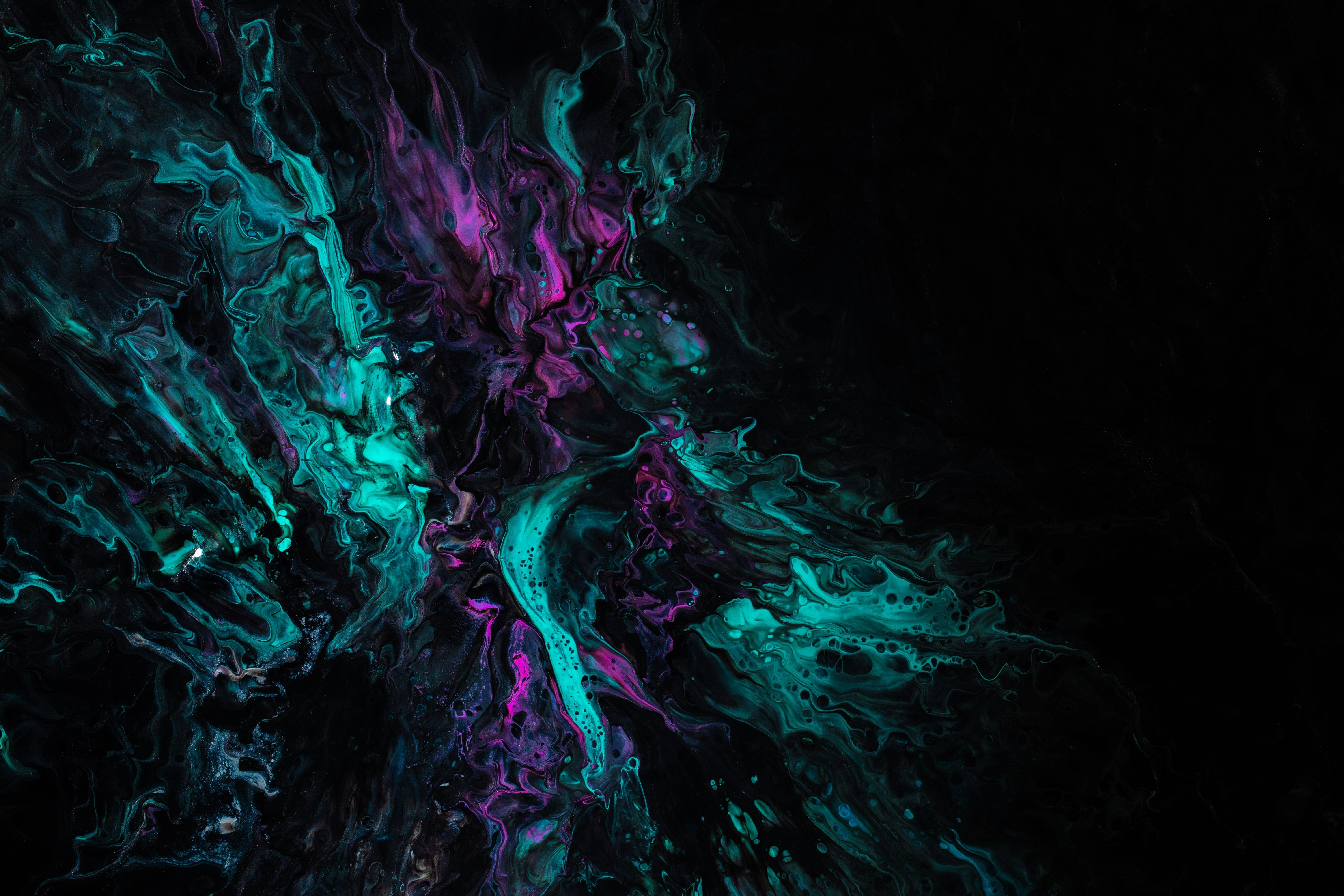 Cosmic Turquoise Purple Nebula Cosmic Turquoise Purple Nebula