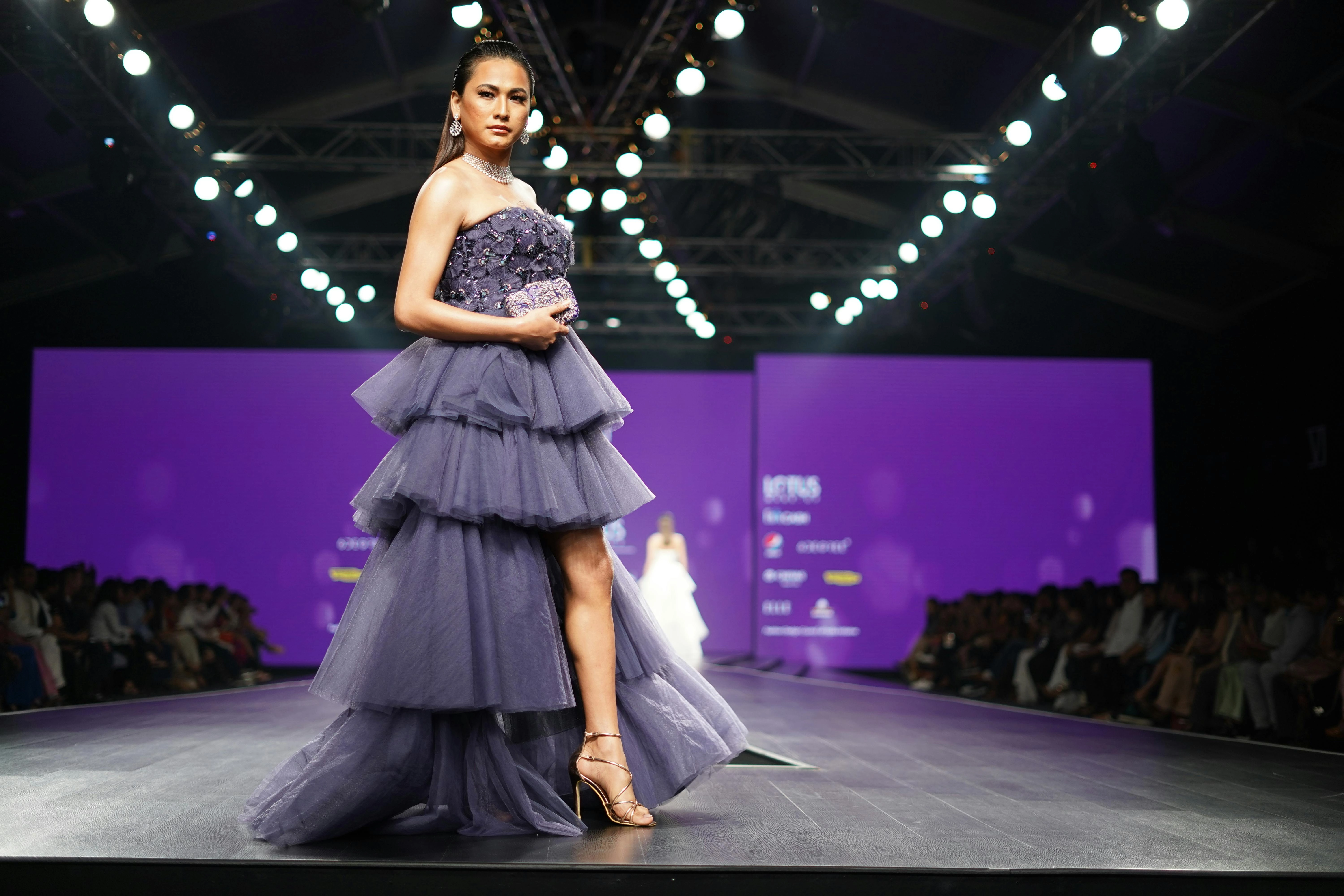 Fashion Show Purple Elegance Fashion Show Purple Elegance