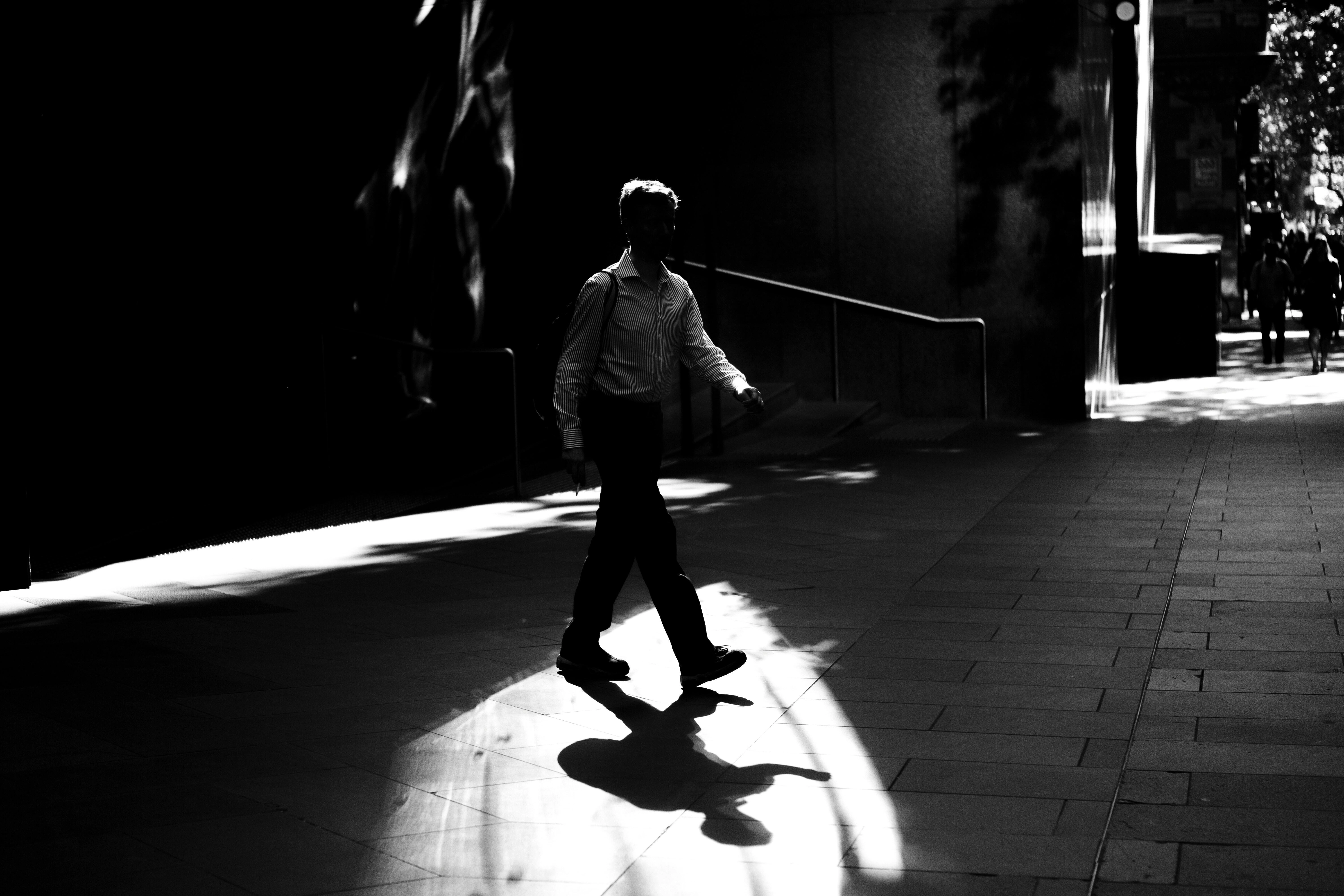 Silhouette in Urban Shadow