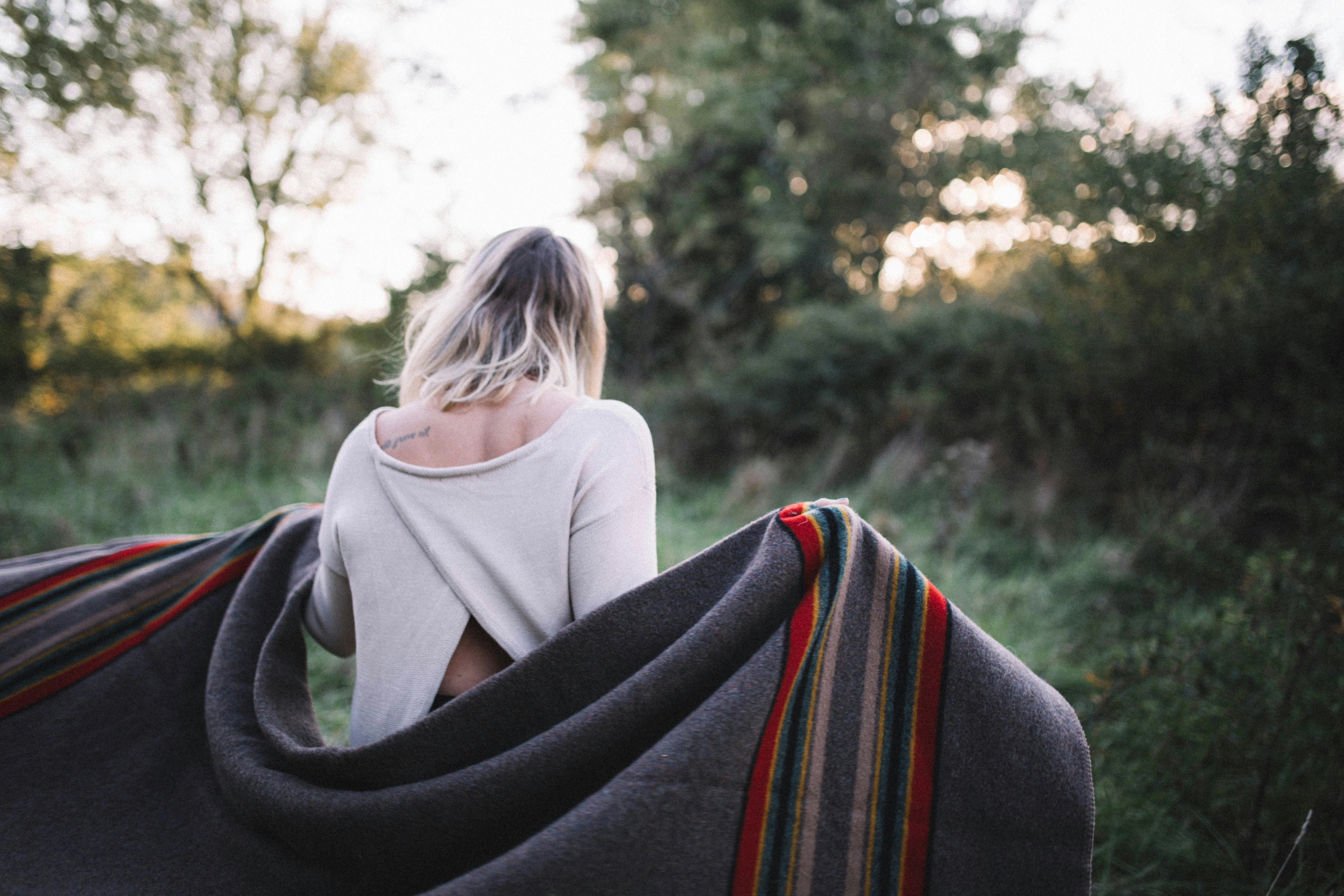 Tranquil autumn blanket scene Tranquil autumn blanket scene